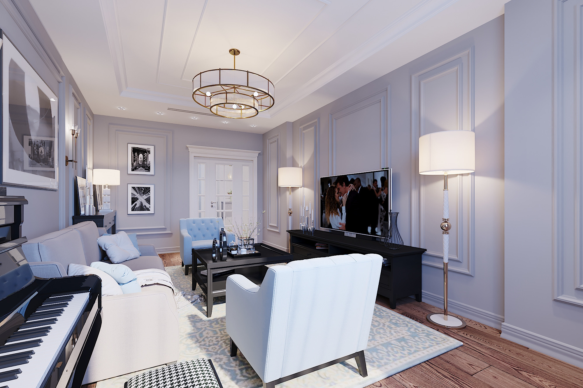 ЖК Дубровка. 4-к квартира.181 м². Авторский дизайн интерьера