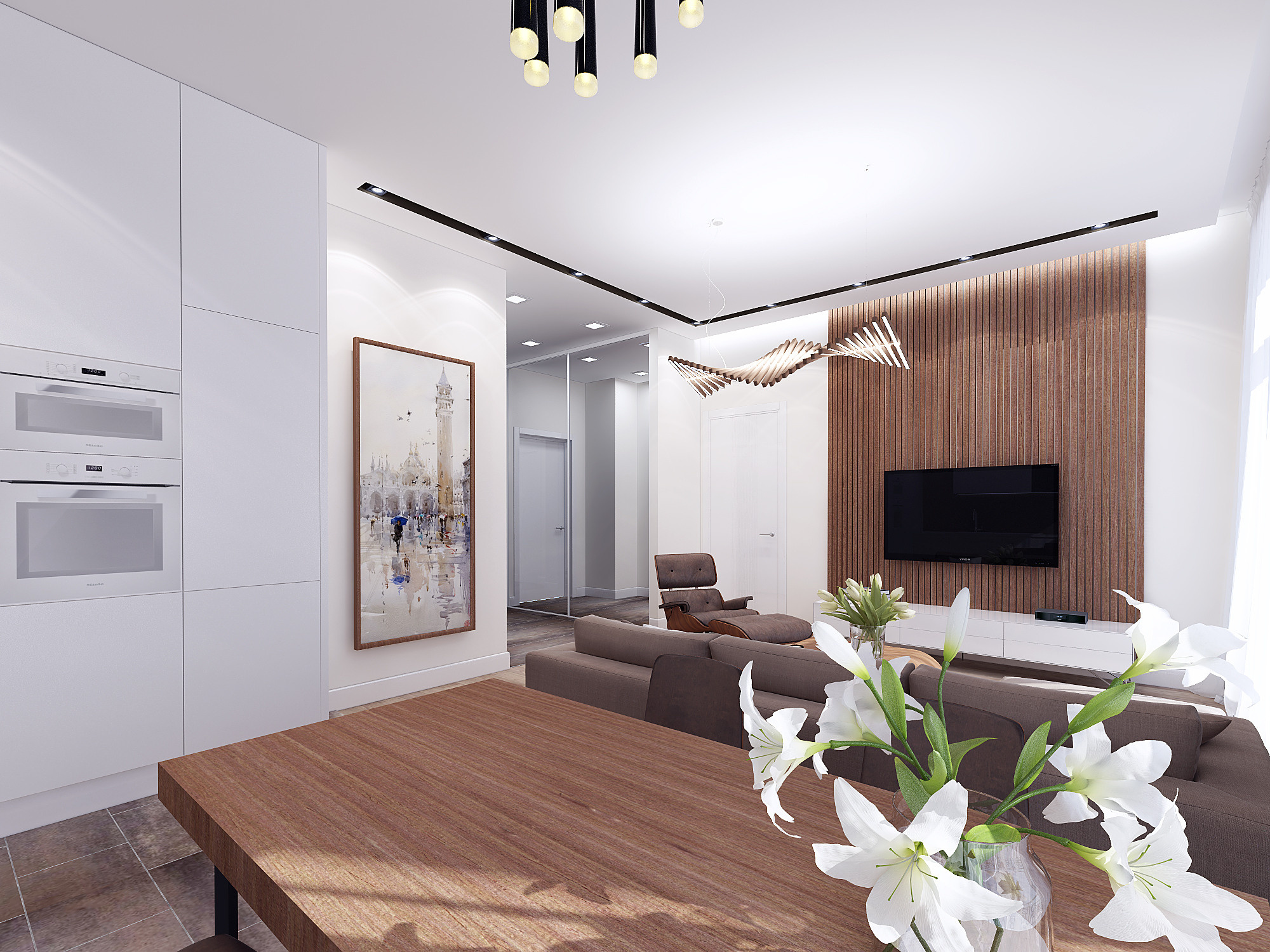 ЖК Дом на Люсиновской. 67 м². Авторский дизайн интерьера