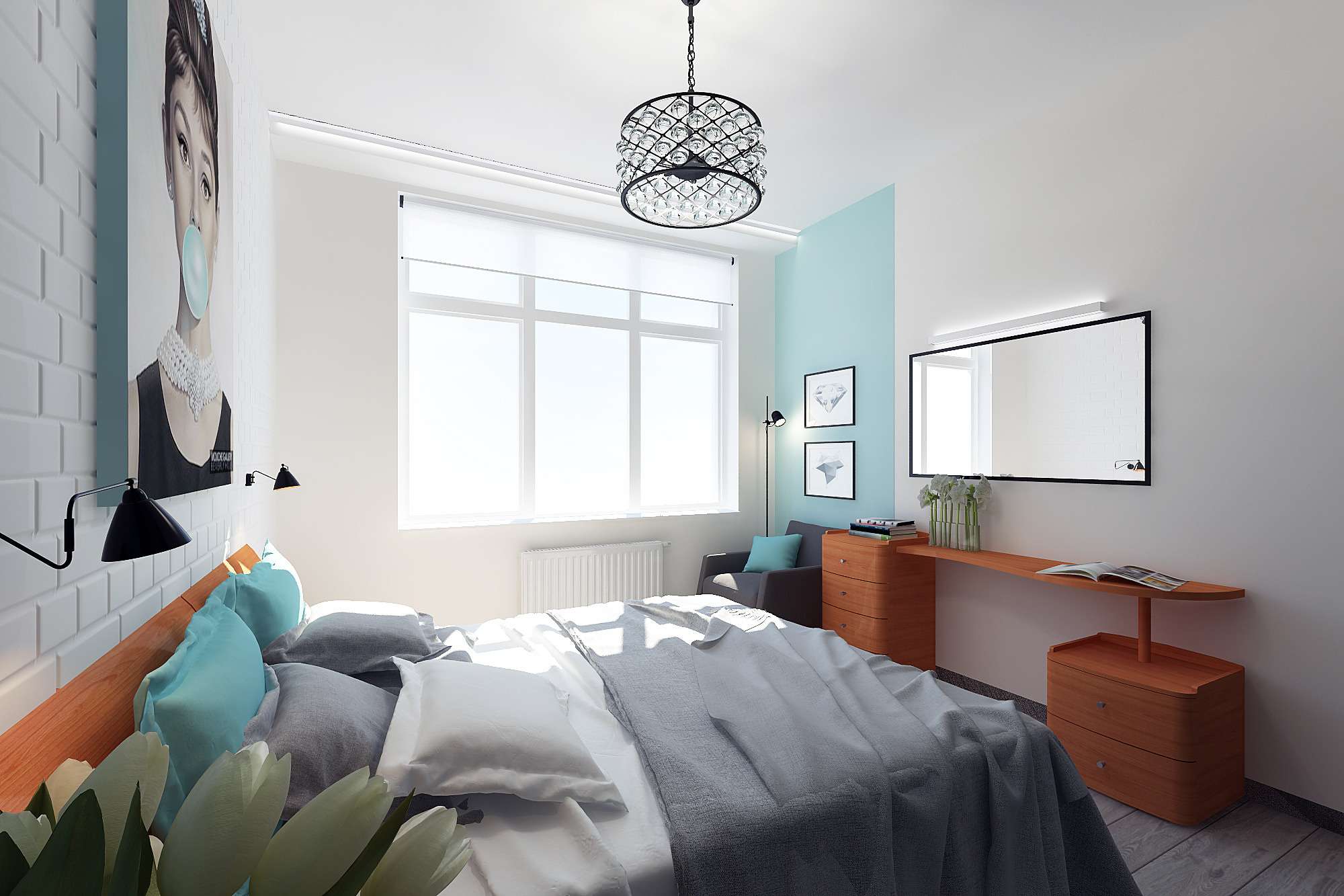 ЖК Триколор. 3-к квартира. 115 м². Авторский дизайн интерьера