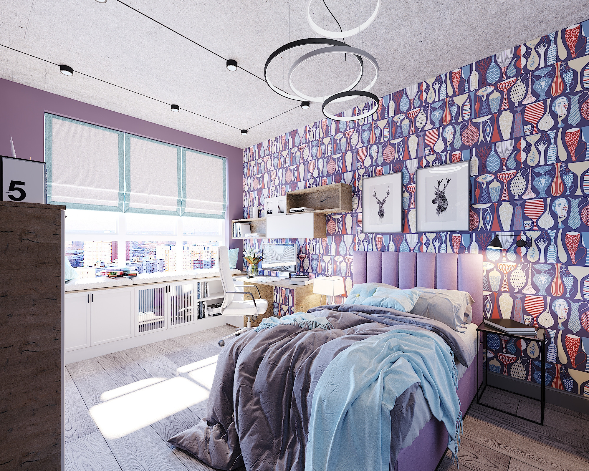 ЖК Скандинавия. 4-к квартира. 123 м². Авторский дизайн интерьера