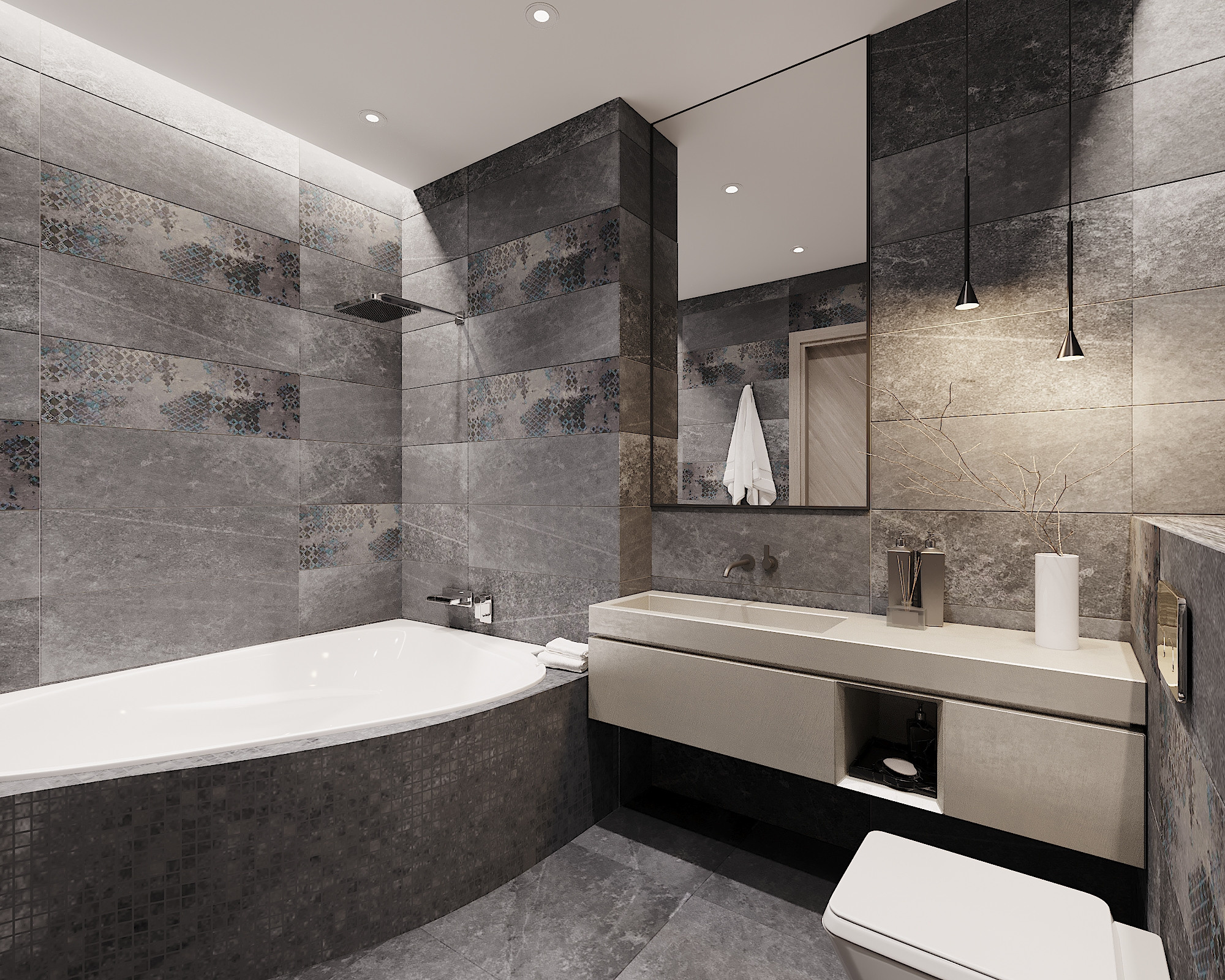 ЖК Воробьев дом. 3-к квартира. 129 м². Авторский дизайн интерьера