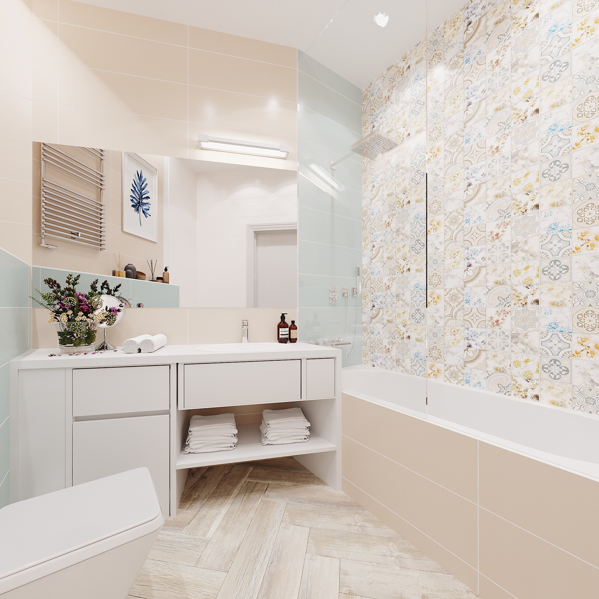 ЖК Велтон Парк. 3-к квартира. 93 м². Авторский дизайн интерьера