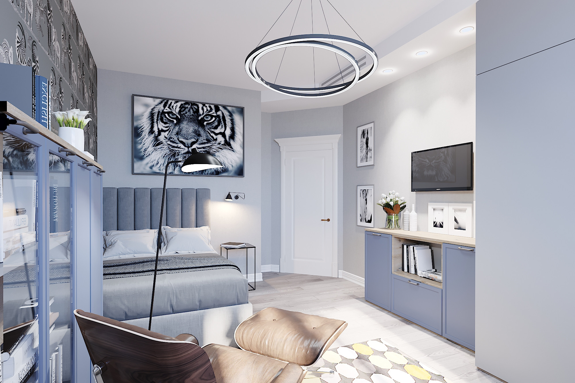 ЖК Дубровка. 4-к квартира.181 м². Авторский дизайн интерьера