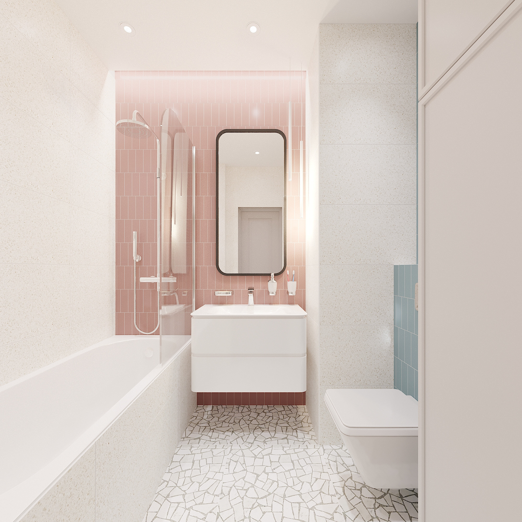 ЖК Рассказово. 2-к квартира. 70 м². Авторский дизайн интерьера