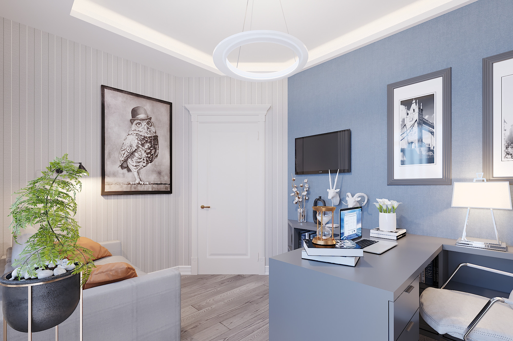 ЖК Дубровка. 4-к квартира.181 м². Авторский дизайн интерьера