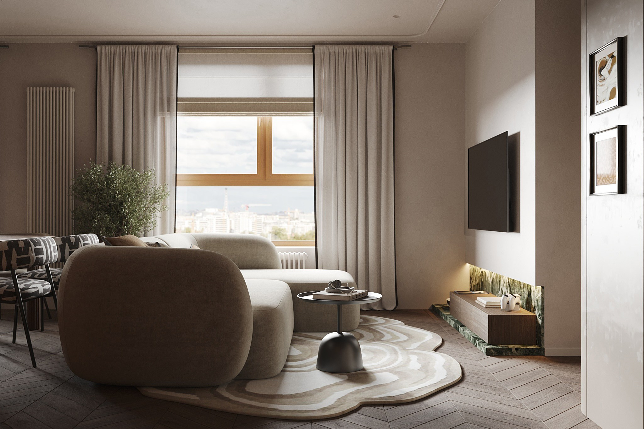 Халвичный раф. MIRRO STUDIO Дизайн интерьера и реализация под ключ Варшава