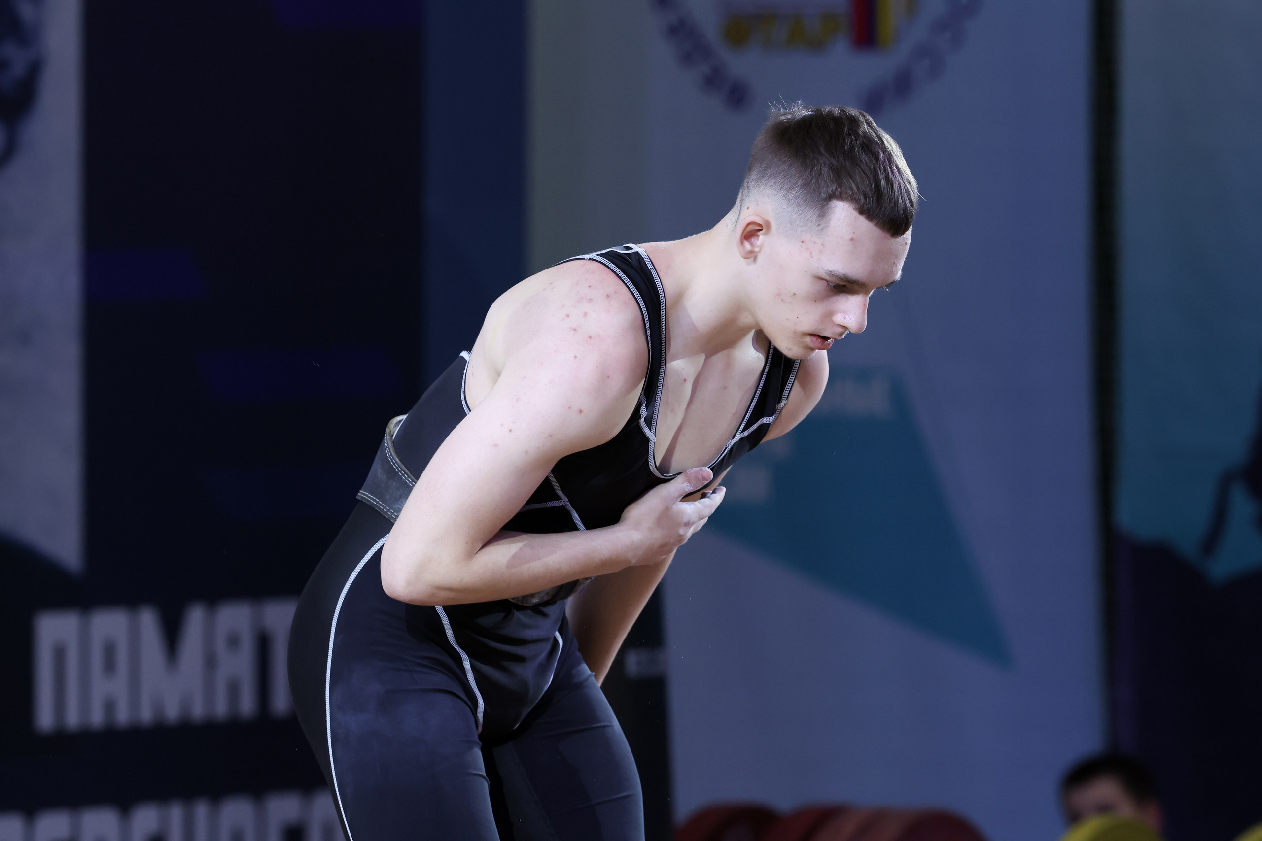 Всероссийские соревнования по тяжелой атлетике памяти В. Ф. Краевского 20.11.2024. Спортивный и репортажный фотограф Антон Тереханов