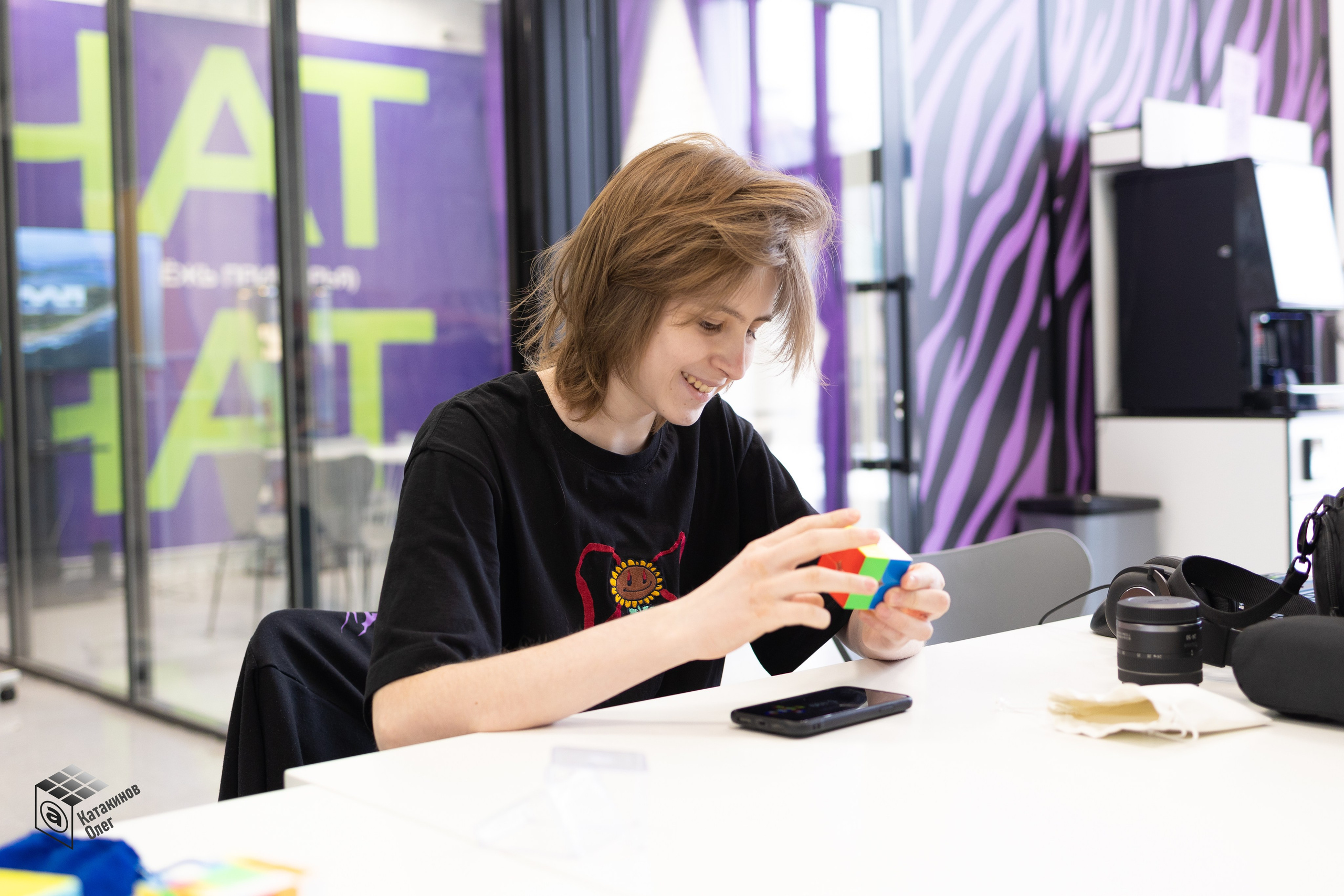 Мастер-классы по скоростной сборке кубика Рубика. Олег Катакинов| Репортажный фотограф в городе у моря (Владивосток)