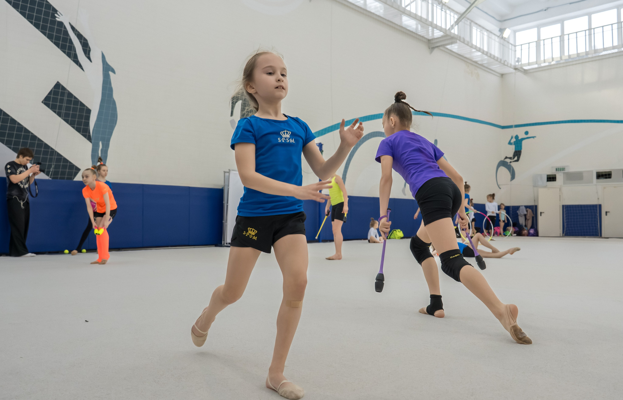 Тренировочный процесс. Художественная гимнастика. Фотограф в Москве