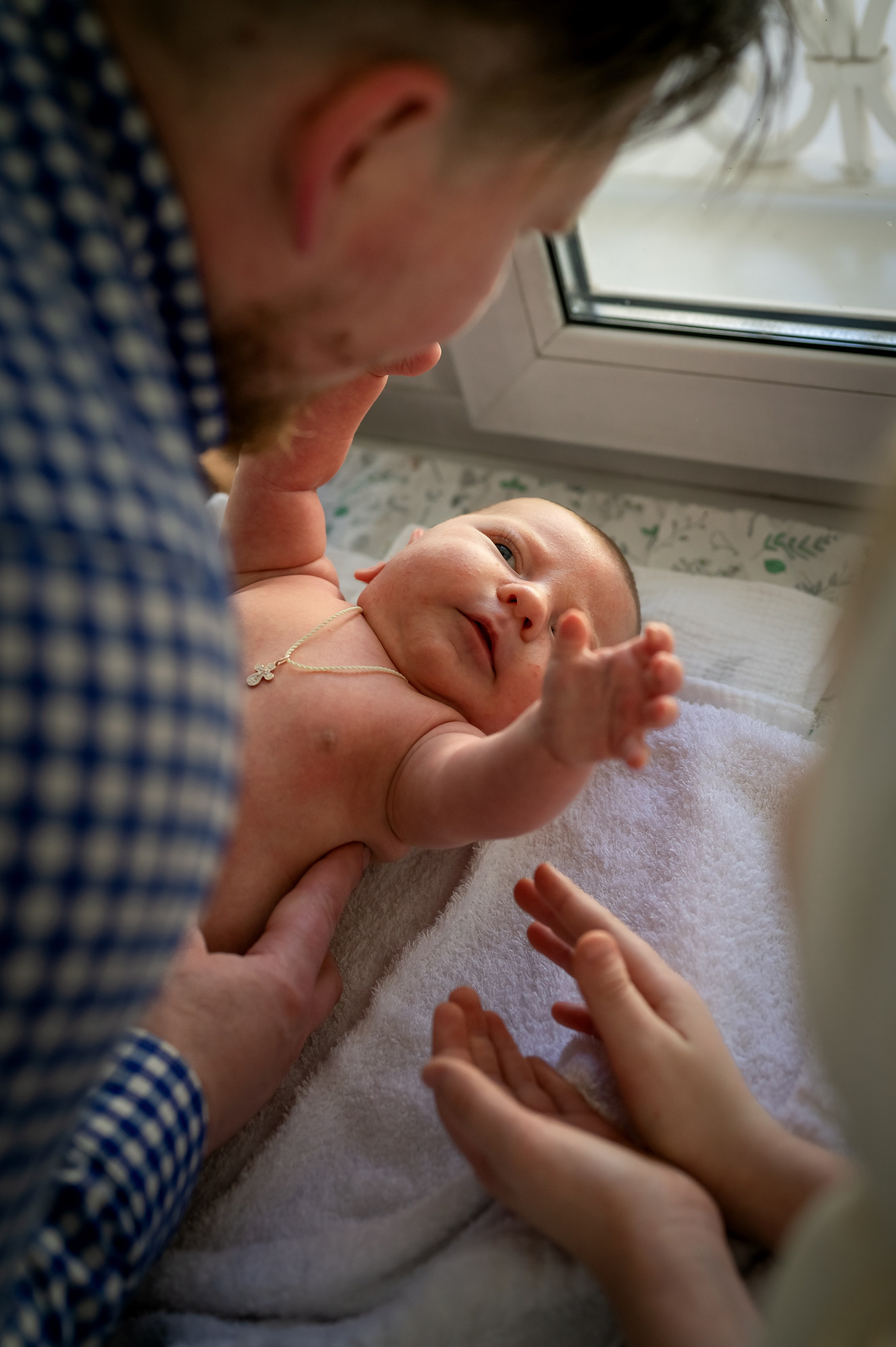 Таинство крещения. Фотограф новорождённых, семейный, школьный в городе Калуге Евгения