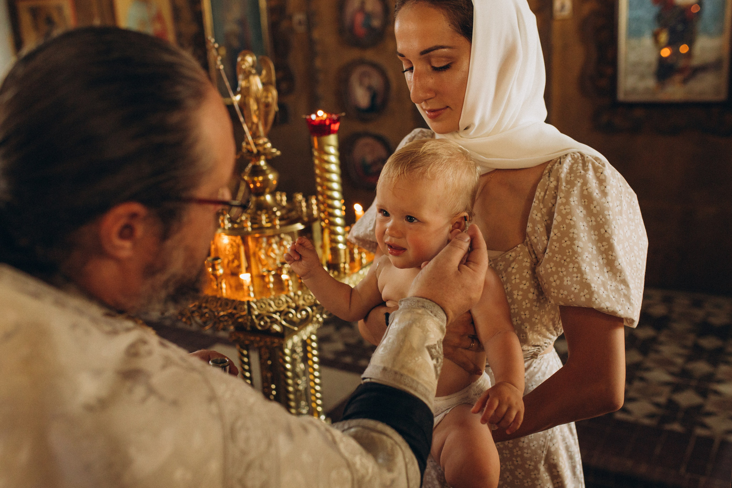 Крещение Марии. Семейный фотограф в Обнинске