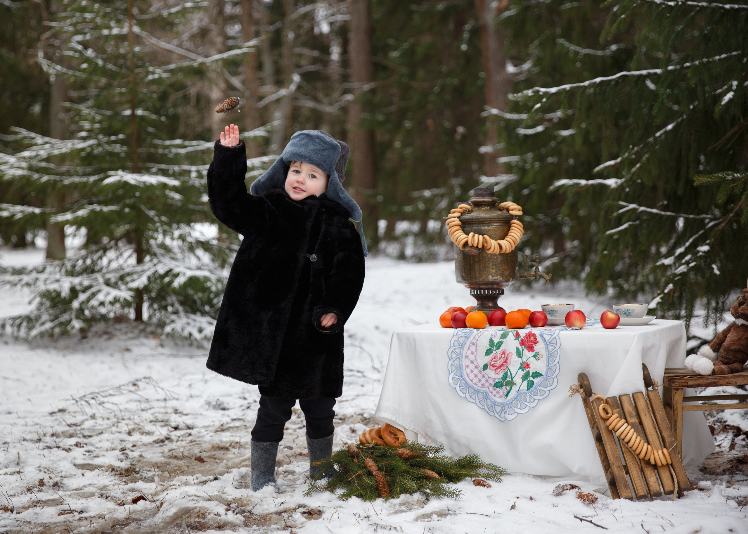 Зима. Егор. Детский и Семейный фотограф в Санкт-Петербурге