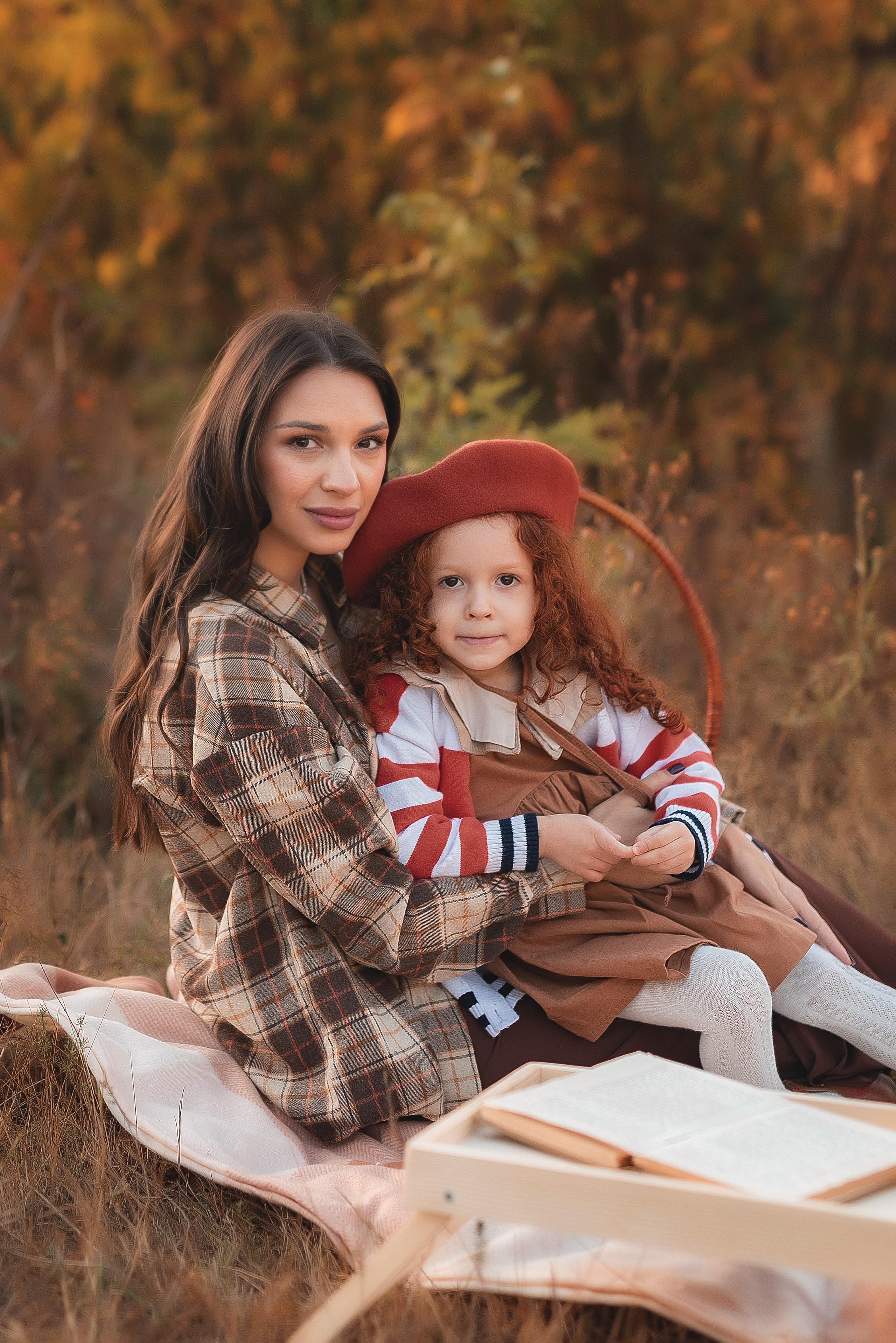 Семейная осенняя фотосессия в парке. Семейный, детский фотограф в Воронеже Анна Никитина