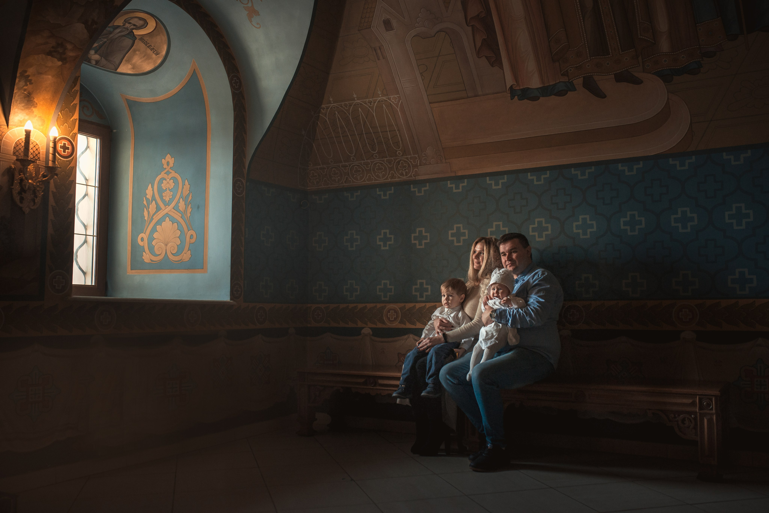 Крещение Екатерины в Троицком соборе Саратова. Фотограф на крещение в Саратове Марина Грушина