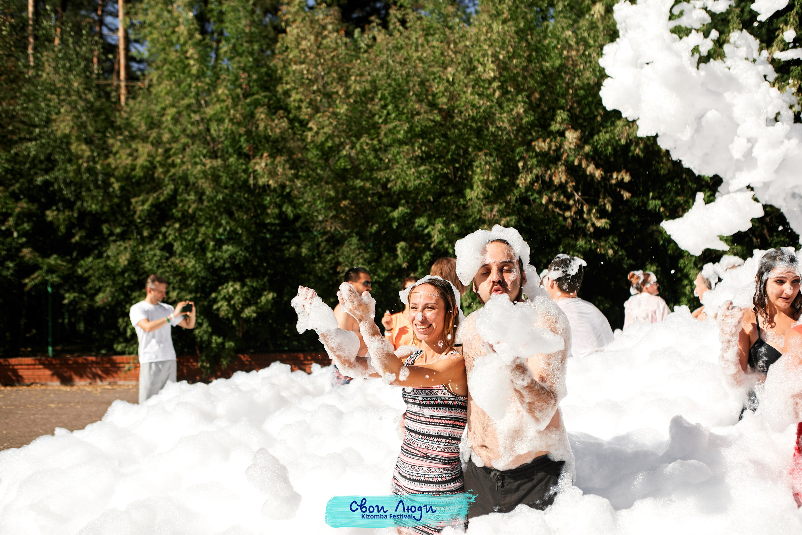 Foam party. Свадебный фотограф
