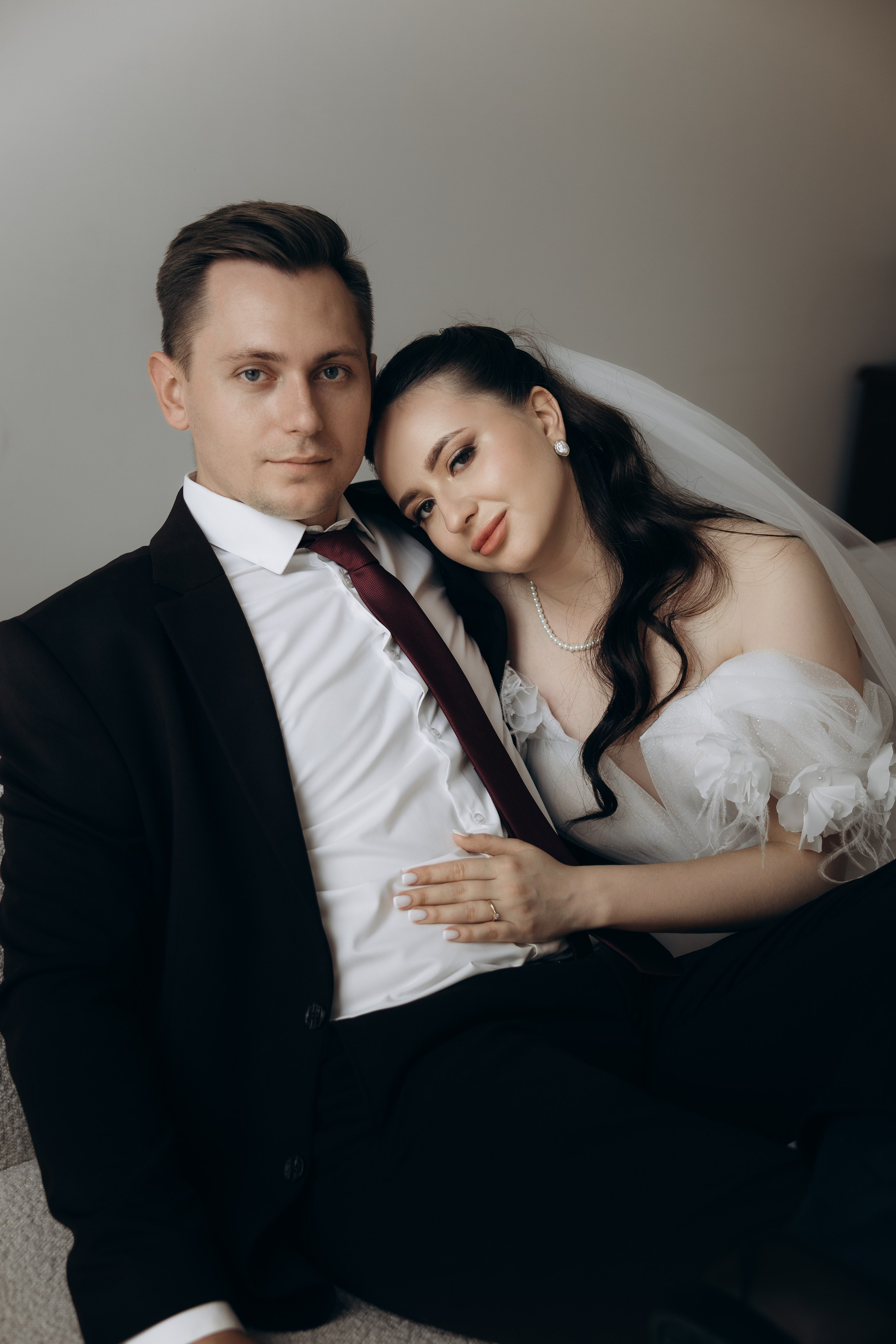 Свадебная фотосъемка в Пензе: Ольга и Владислав в отеле и студии «Перспектива»