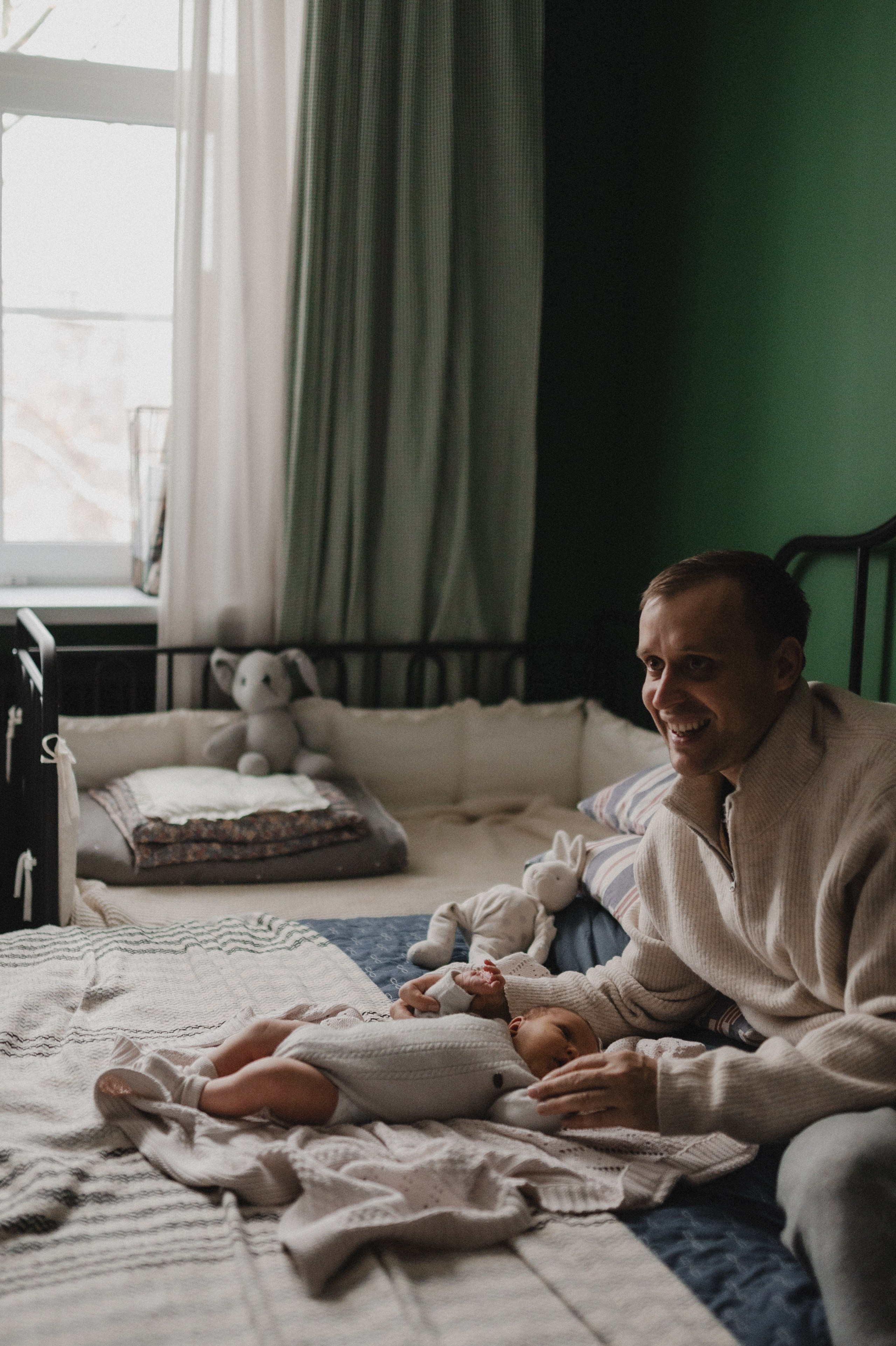 Дима, Нелли, Марк, Нина и Кира дома. Семейный и свадебный lifestyle-фотограф в Москве Мария Петрова