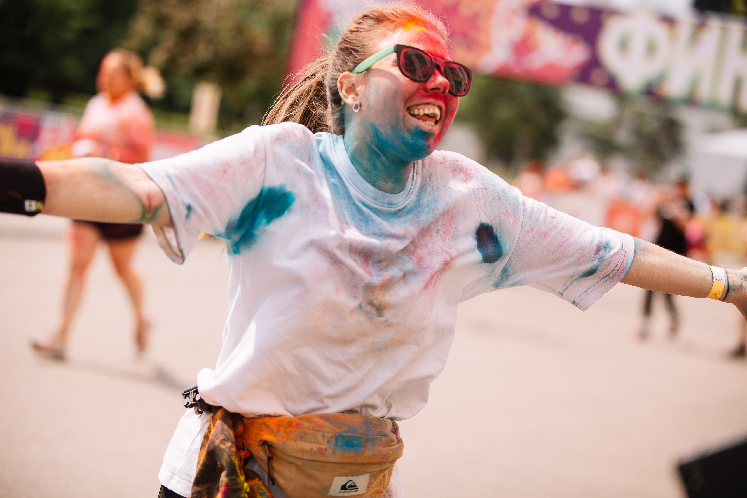 Красочный забег. Свадебный Семейный Репортажный фотограф в Москве