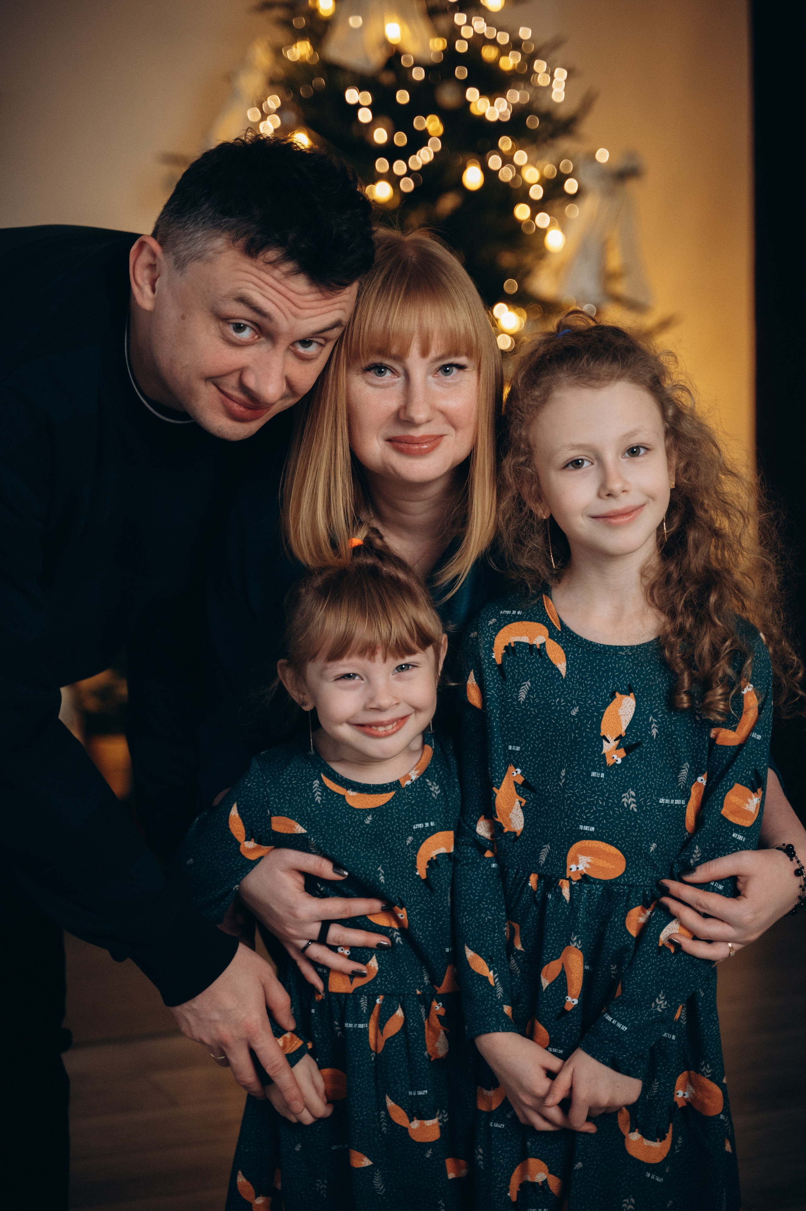 Новогодняя для Алёны семейная. Семейный фотограф в Минске Дарья Дреко