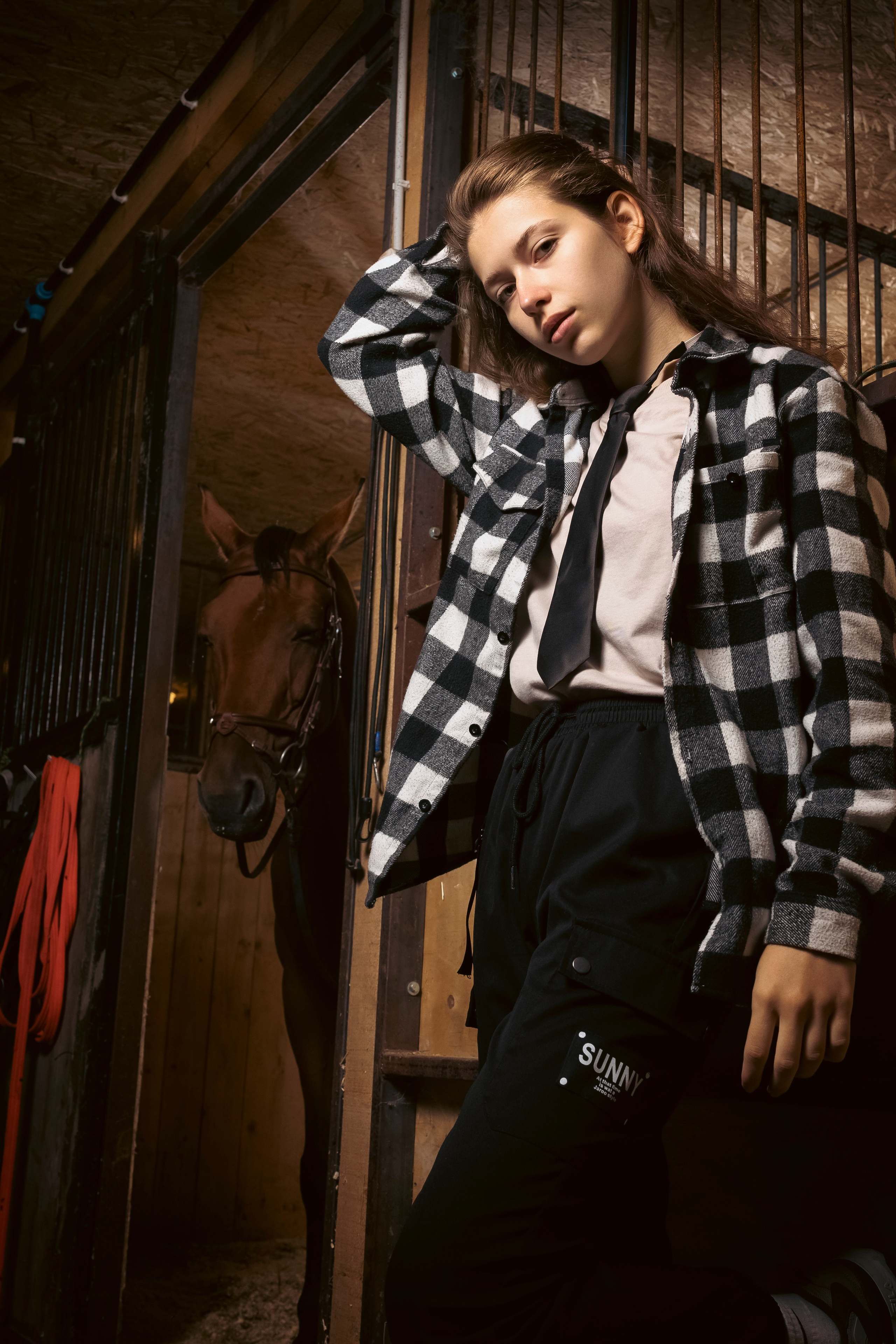 Лиза, фотосессия с лошадьми. Фотограф в Туле — Борисов Николай