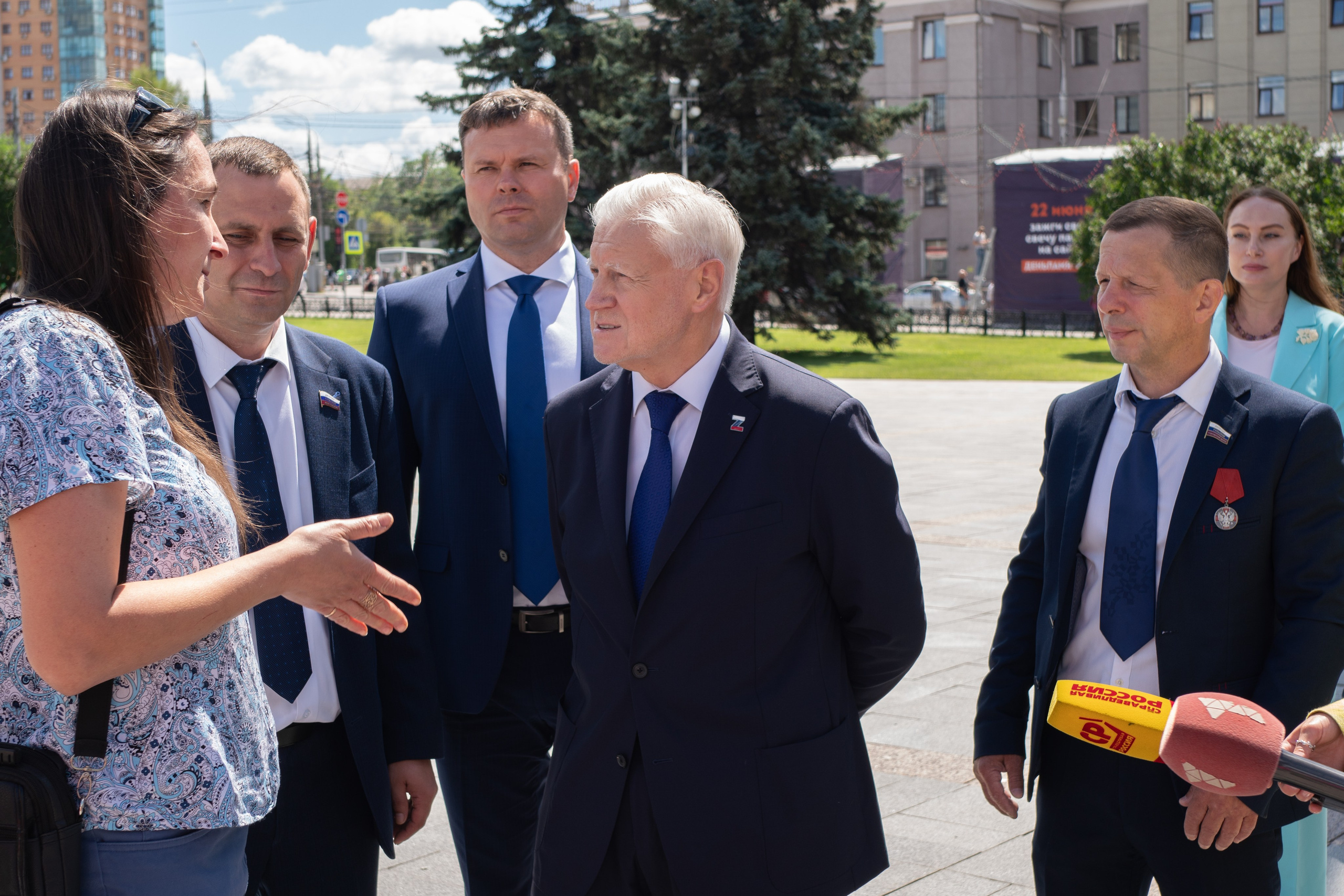 Визит лидера партии Справедливая Россия Миронова С. М. в г. Тулу. Фотограф в Туле — Борисов Николай