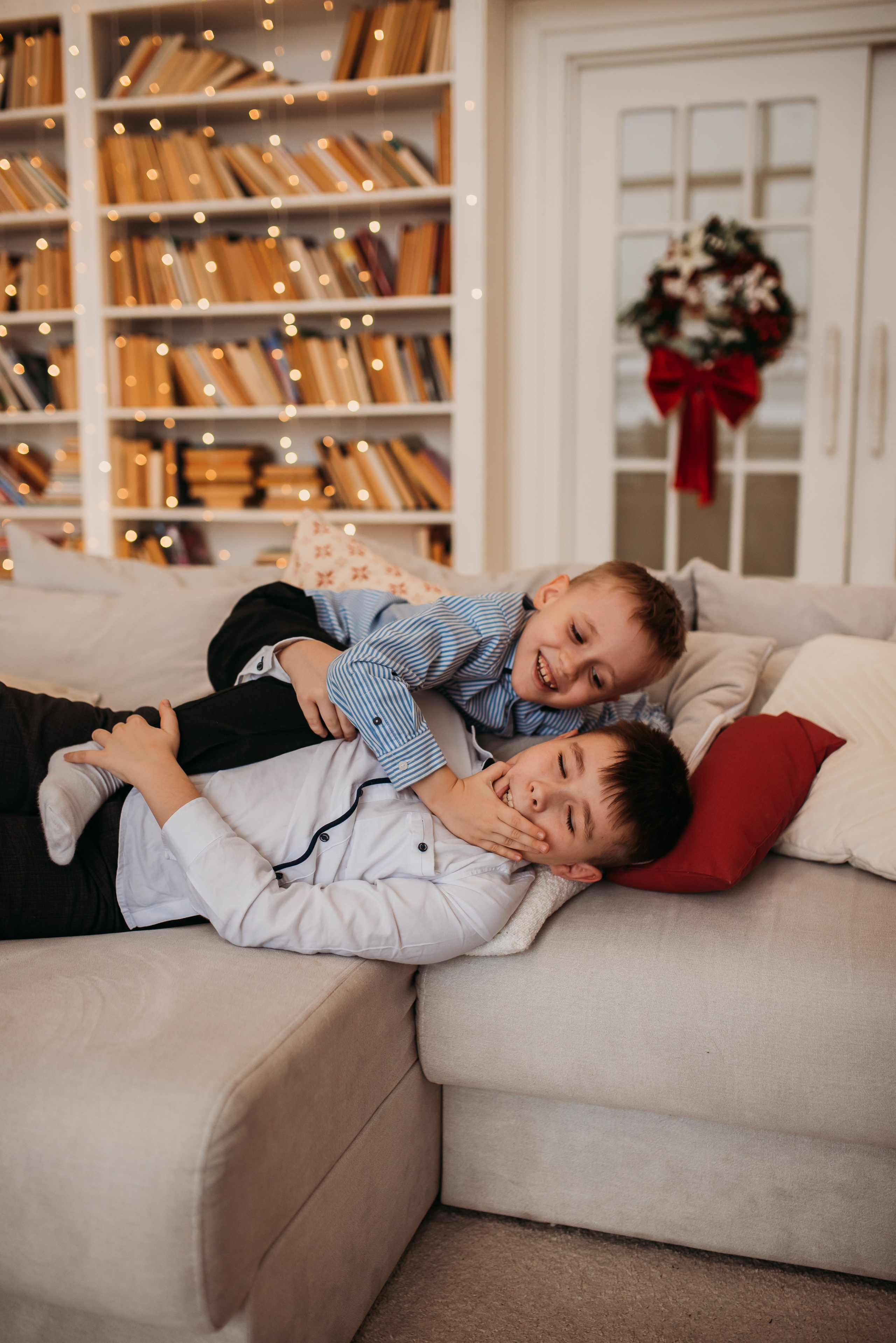 Марина Стас Артем Рома Дима. Семейная фотосессия в Новосибирске от фотографа Ольги Коваль