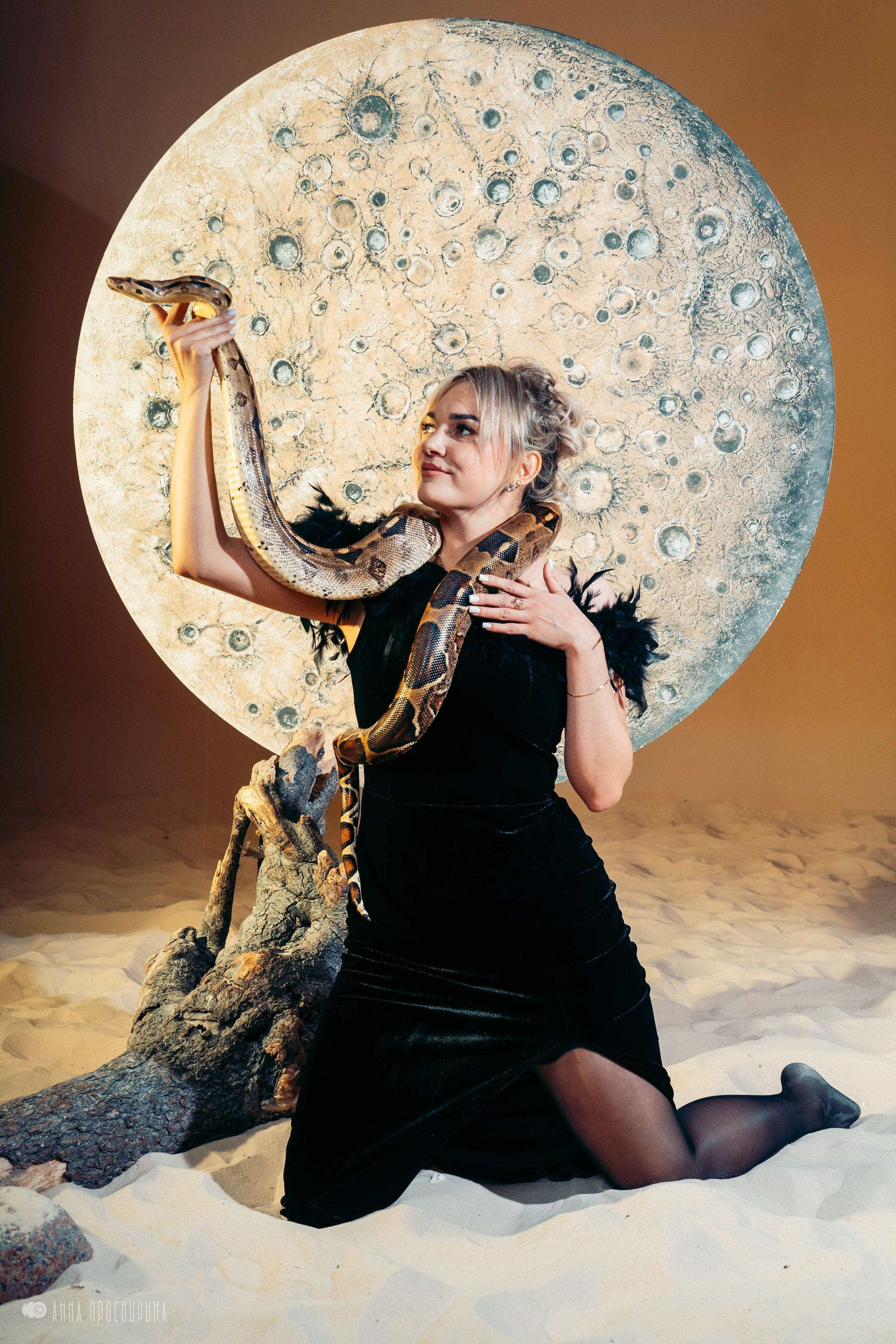 Новогодняя съемка с символом года для проекта Dolce Donna. Ваш фотограф в Санкт-Петербурге Анна Просвирина