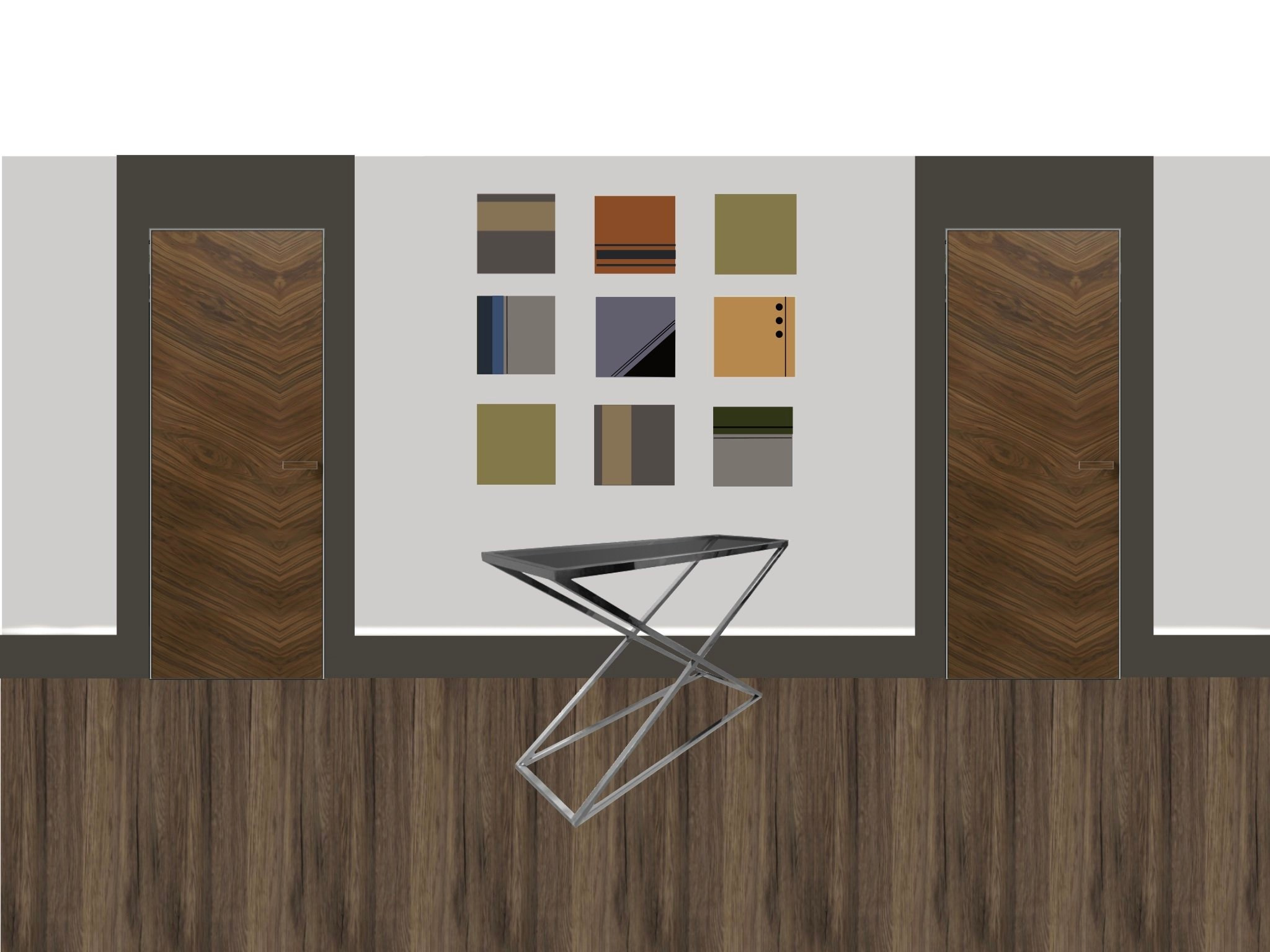 Дом в КП «Жульверн» (эскизная визуализация). Дизайнер интерьера Квасова Вероника