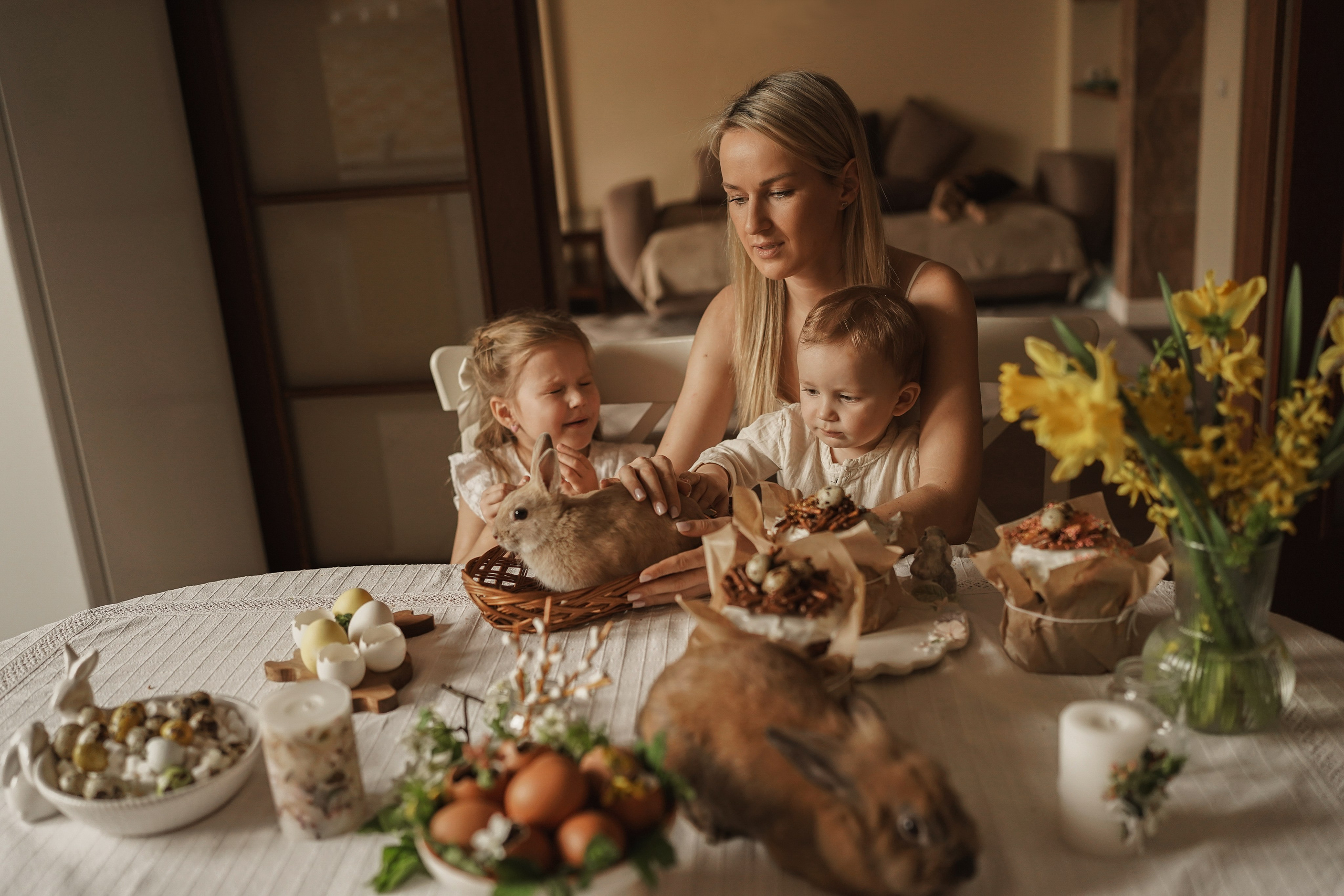 «Накануне Светлой Пасхи». Фотограф материнства Лена Олюнина Фотограф Калининград