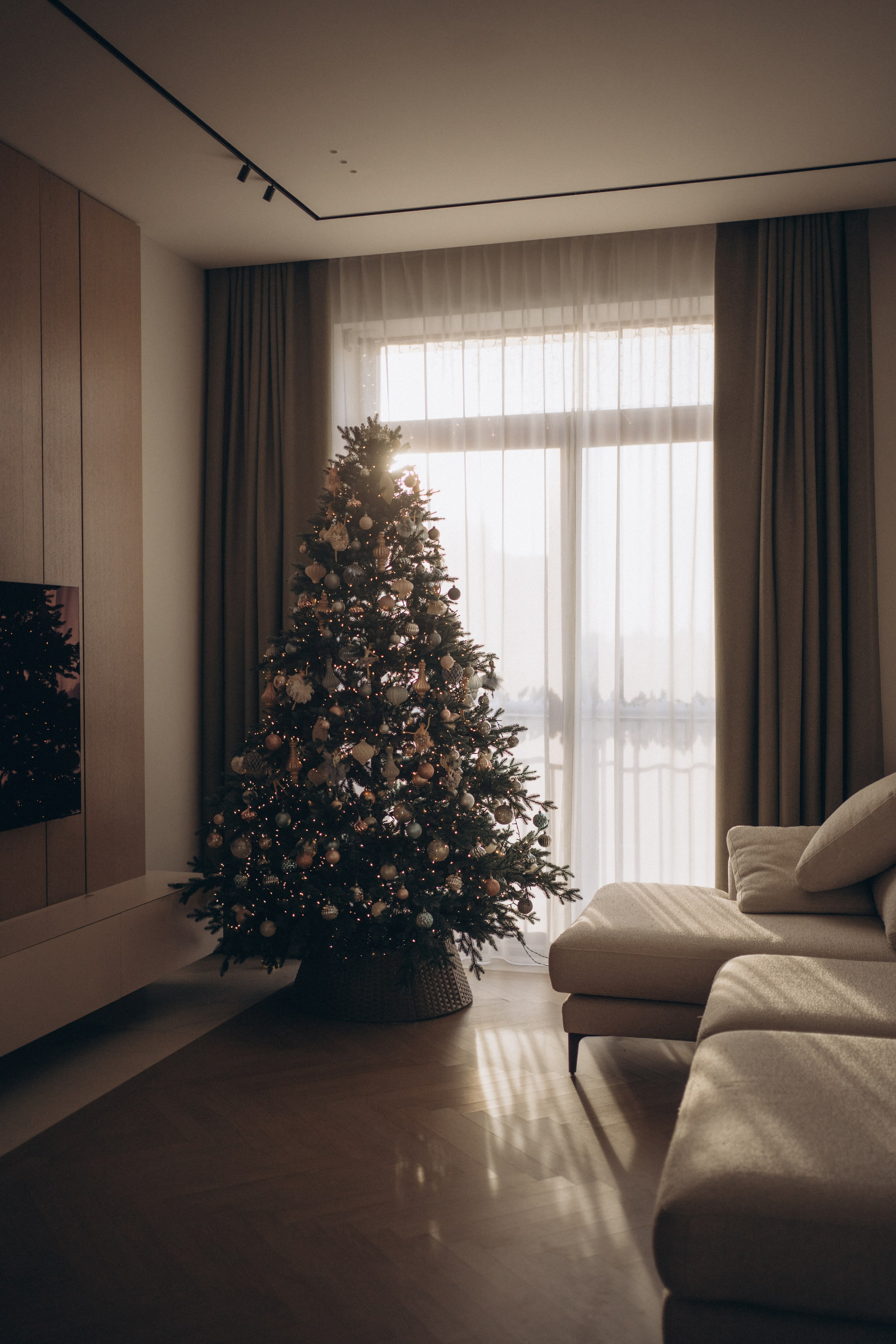 Новый год дома. Семейный фотограф, фотосессия беременности в Новосибирске Кристина Киб