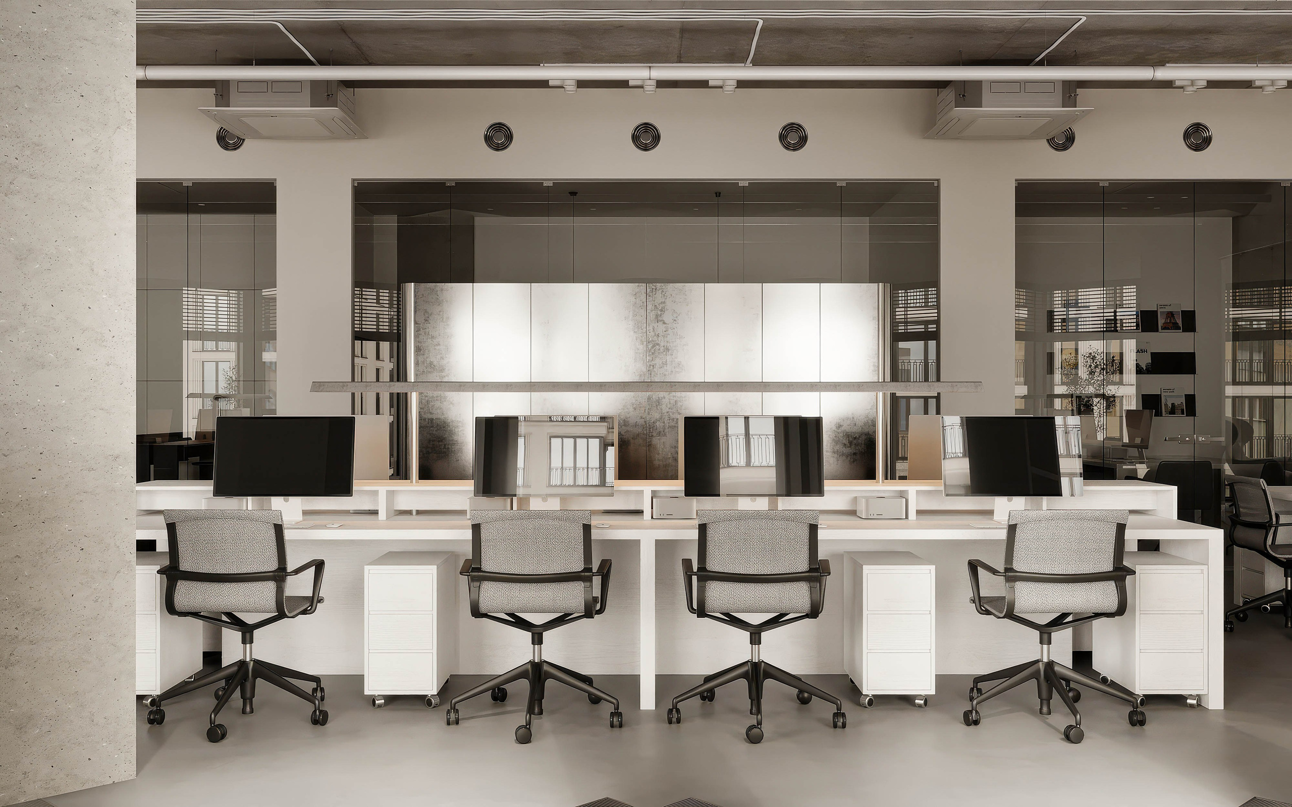 Офис 211/ Дизайнер: NAMU BURO. Студия интерьерной визуализации tmshkn.vis