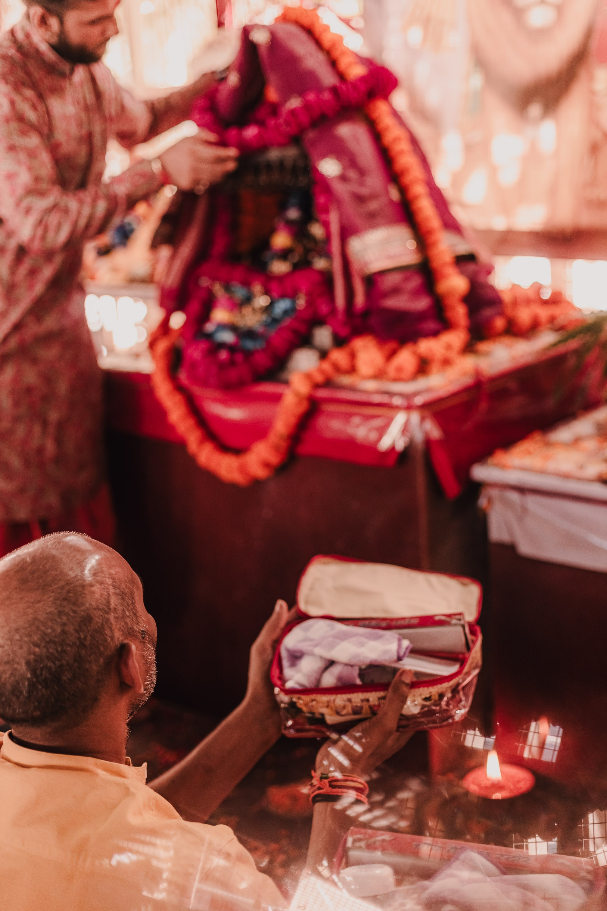 Lakshmi pooja in India. Mariam Bagdasaryan
