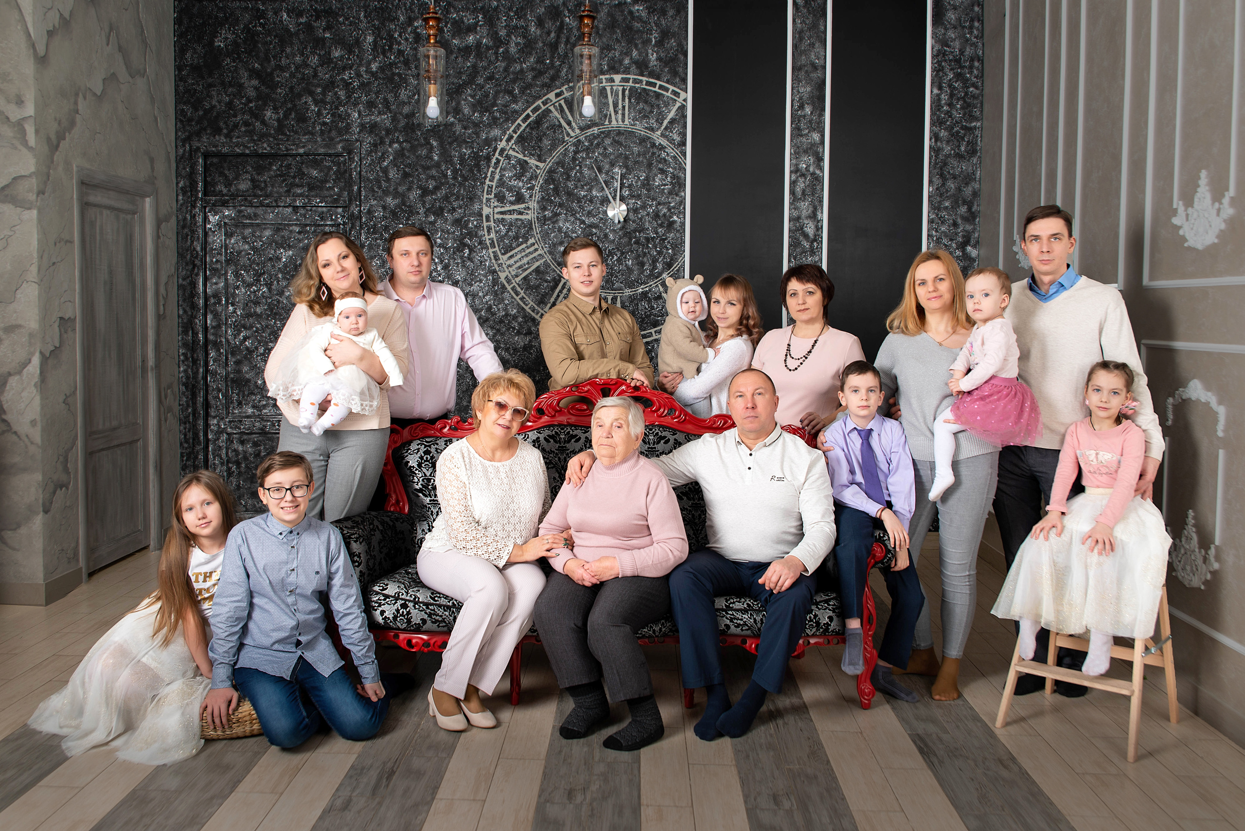 Фотосессия большой семьи Ульяновск