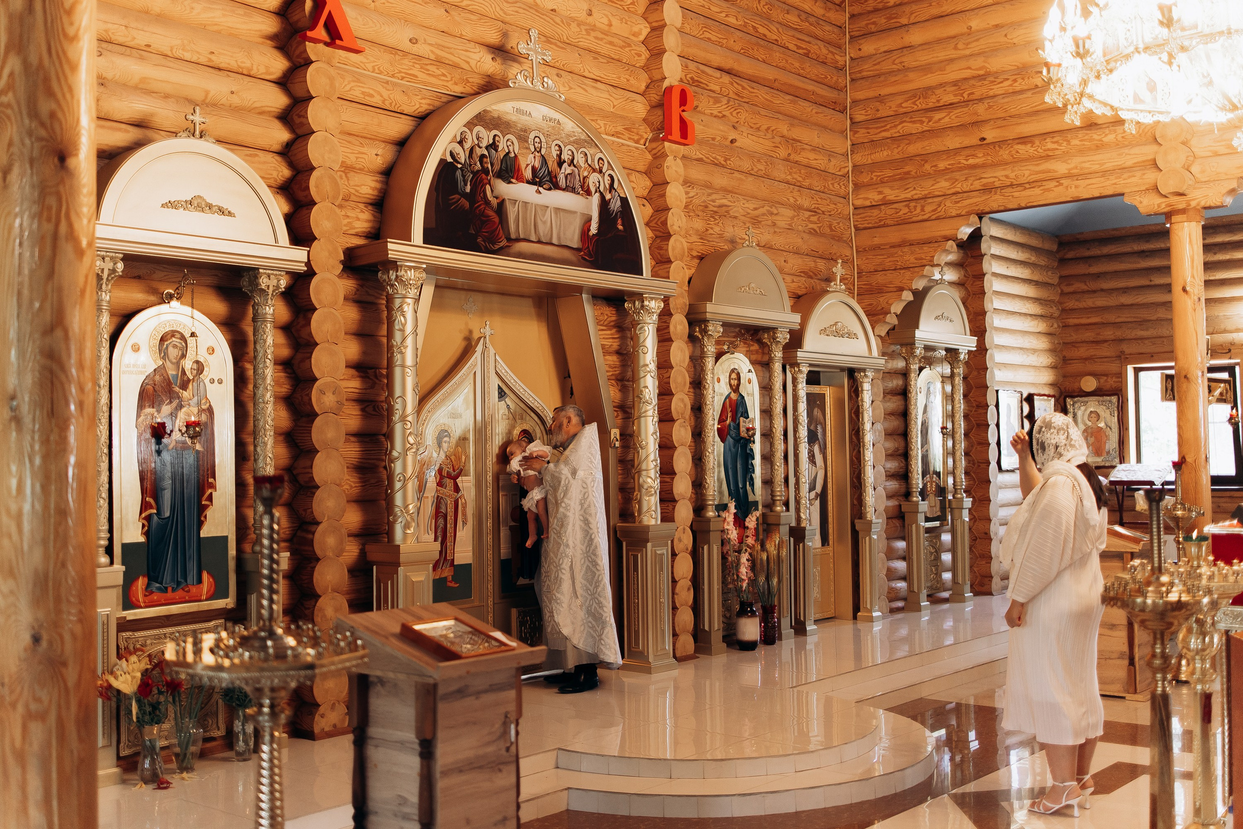 Таинство Крещения Татии. Семейный фотограф в Краснодаре Храмова Анна