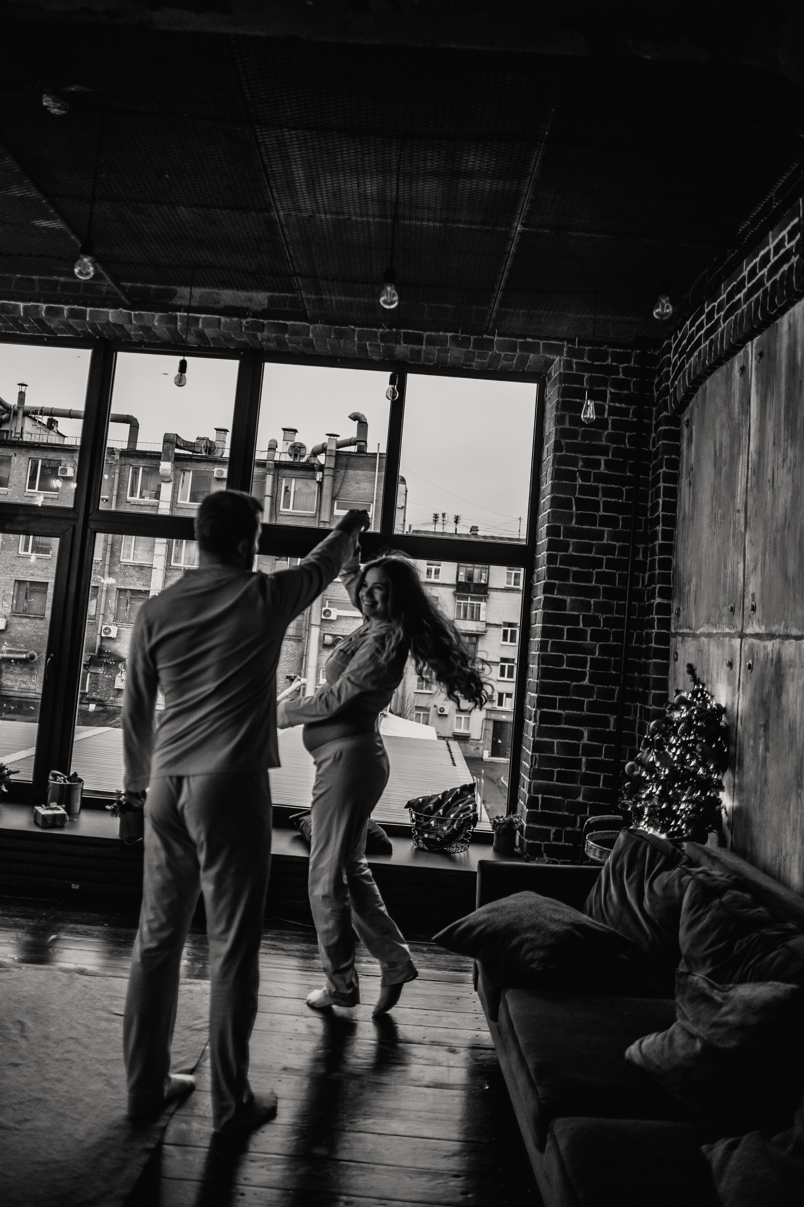 Новогодние Мира и Дима. Фотограф в Петербурге