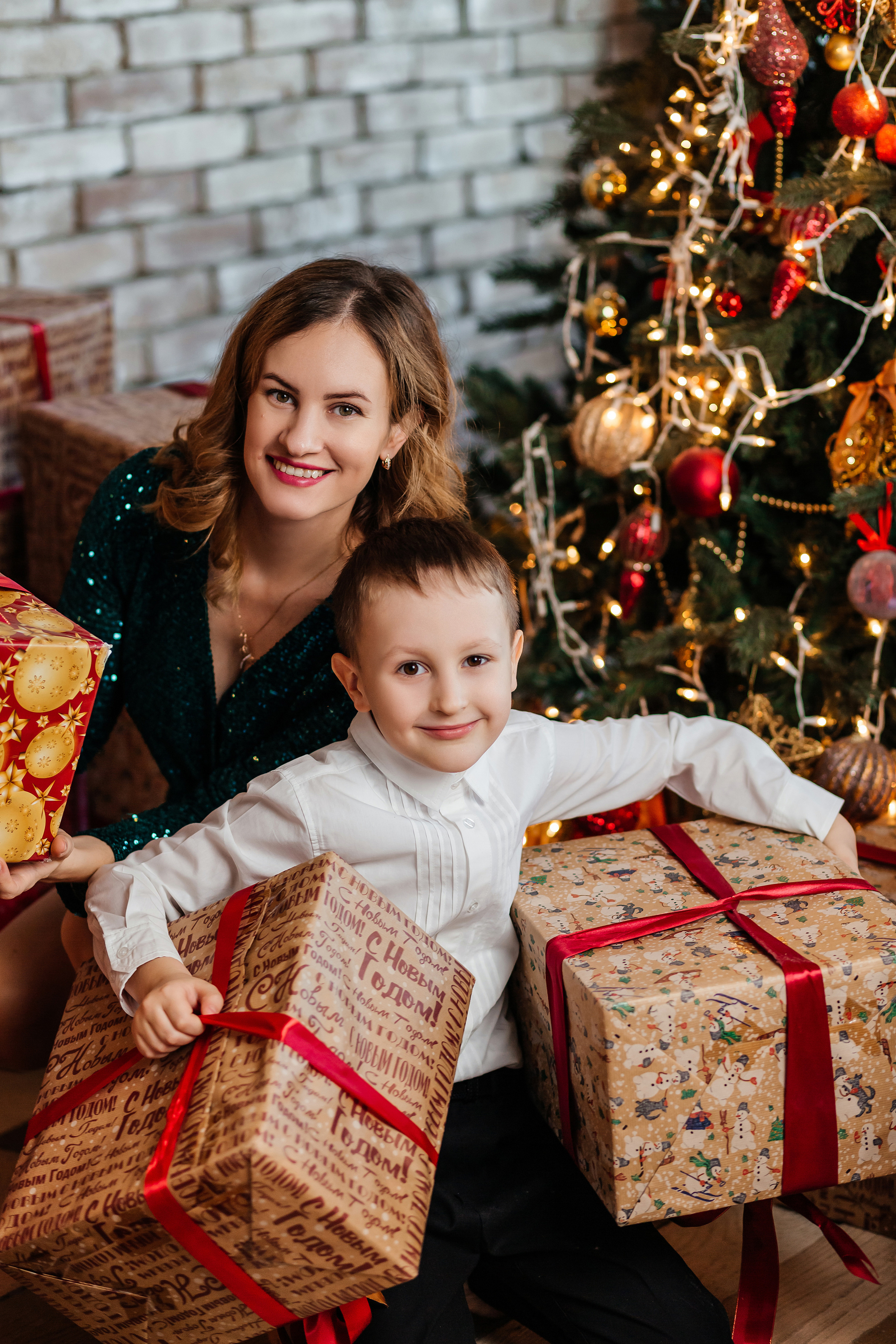 Новогодняя семейная фотосессия Марии. Женский фотограф в Оренбурге Ирина Заводчикова
