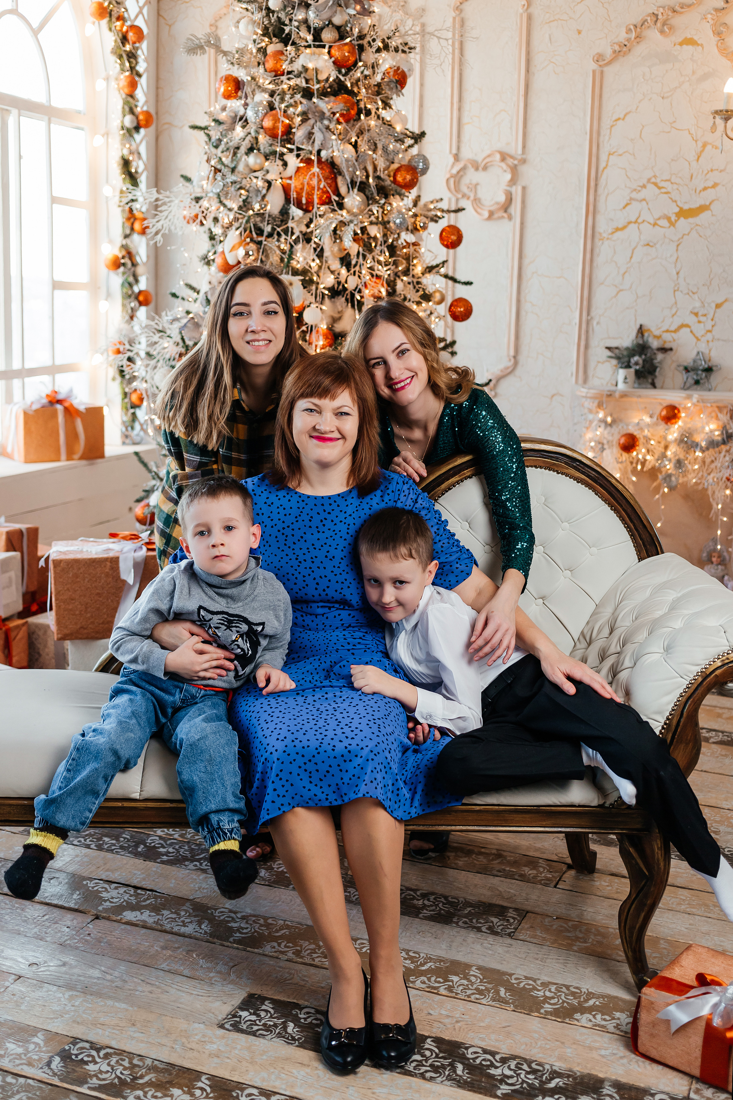 Новогодняя семейная фотосессия Марии. Женский фотограф в Оренбурге Ирина Заводчикова