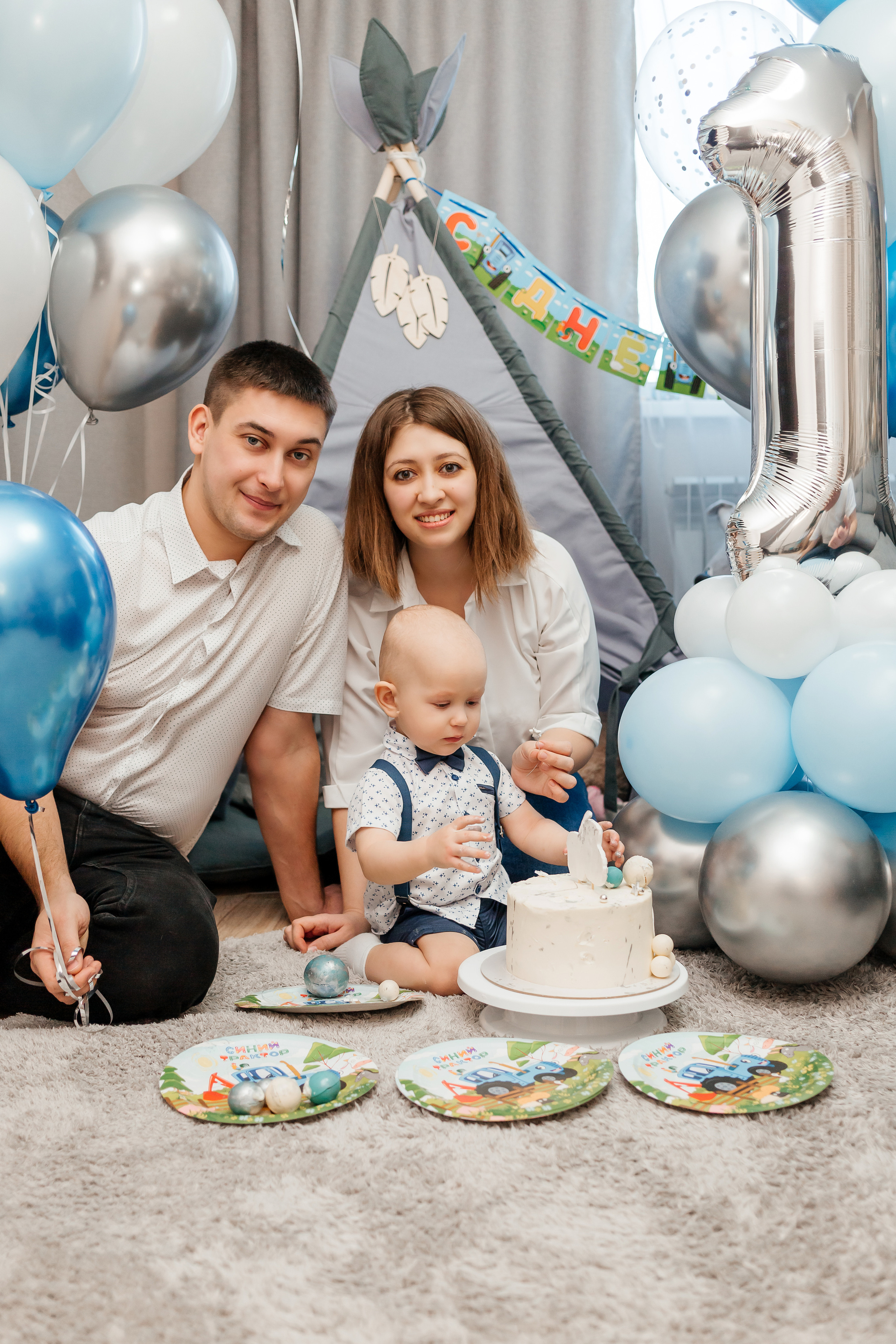 Андрюше 1 годик. Женский фотограф в Оренбурге Ирина Заводчикова
