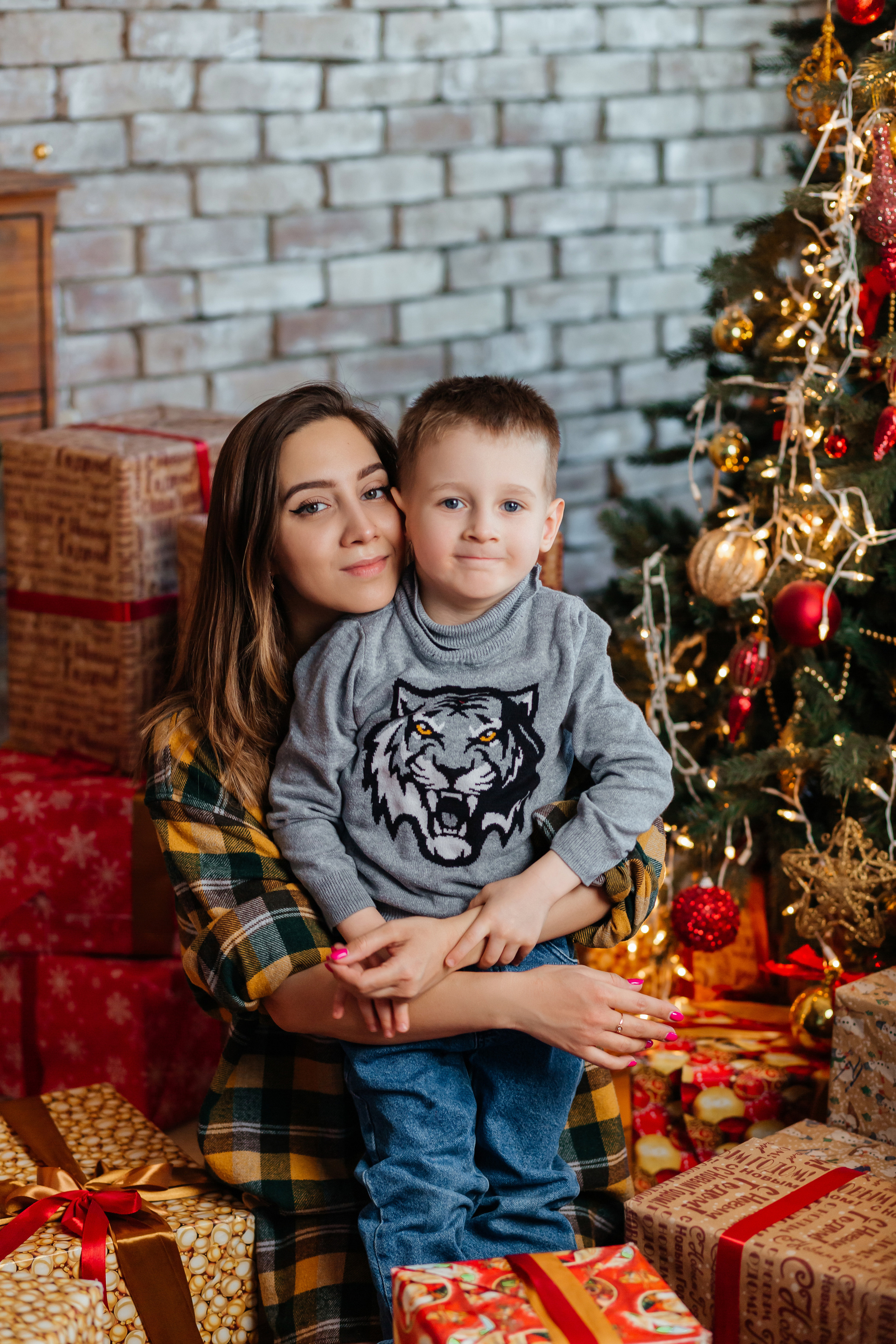 Новогодняя семейная фотосессия Марии. Женский фотограф в Оренбурге Ирина Заводчикова