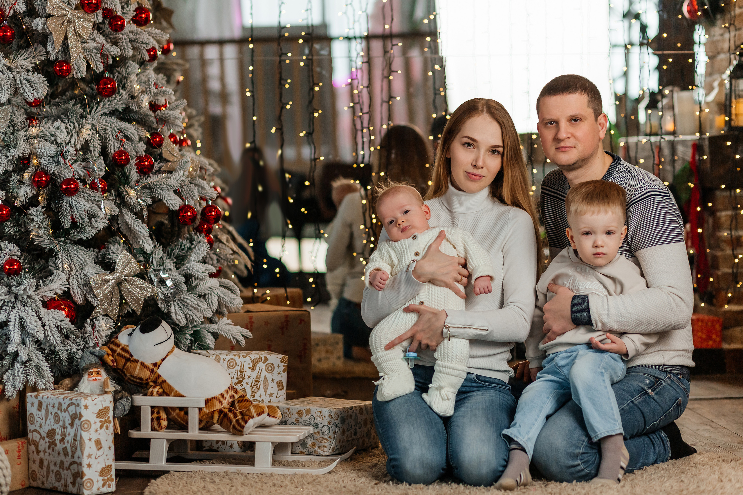 Семейная фотосессия Марины, Сергея и сыночков). Женский фотограф в Оренбурге Ирина Заводчикова