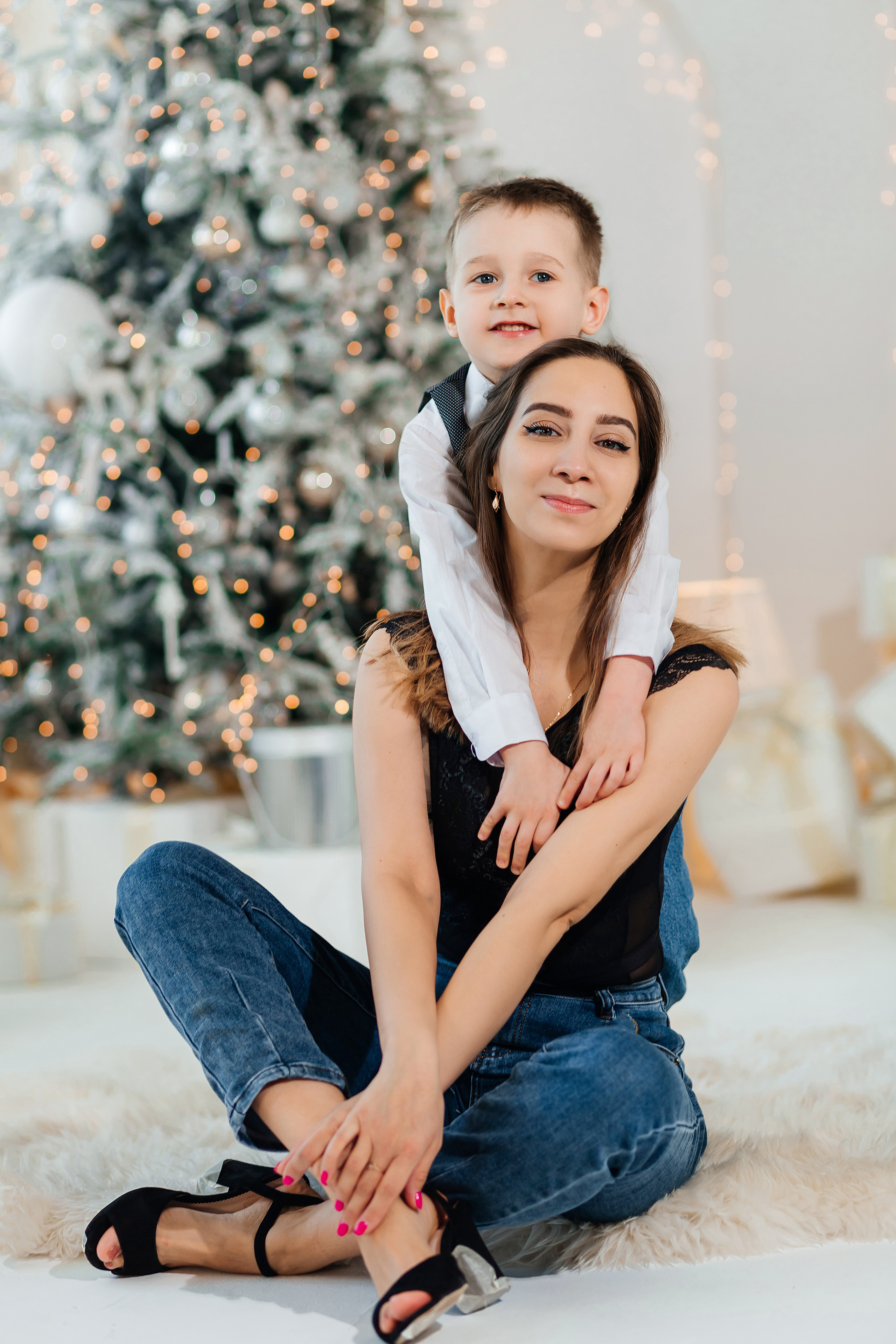 Новогодняя семейная фотосессия Марии. Женский фотограф в Оренбурге Ирина Заводчикова