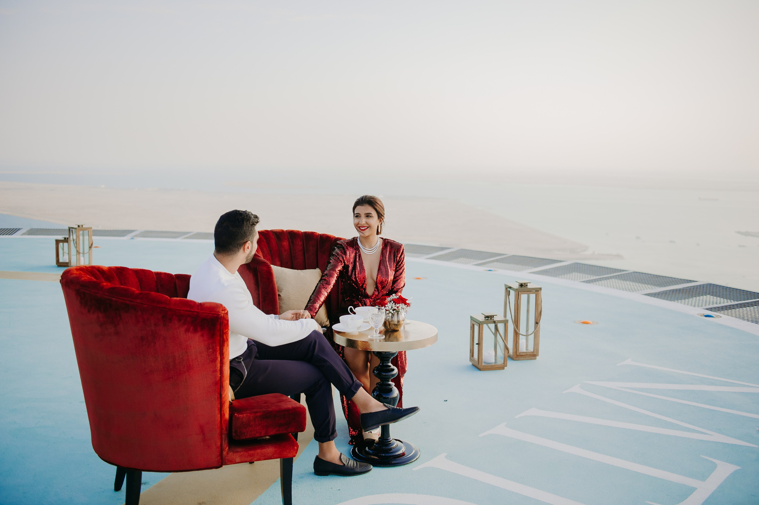 Love Story на высоте (Абу Даби). Фотограф в Москве и Санкт-Петербурге Дарина