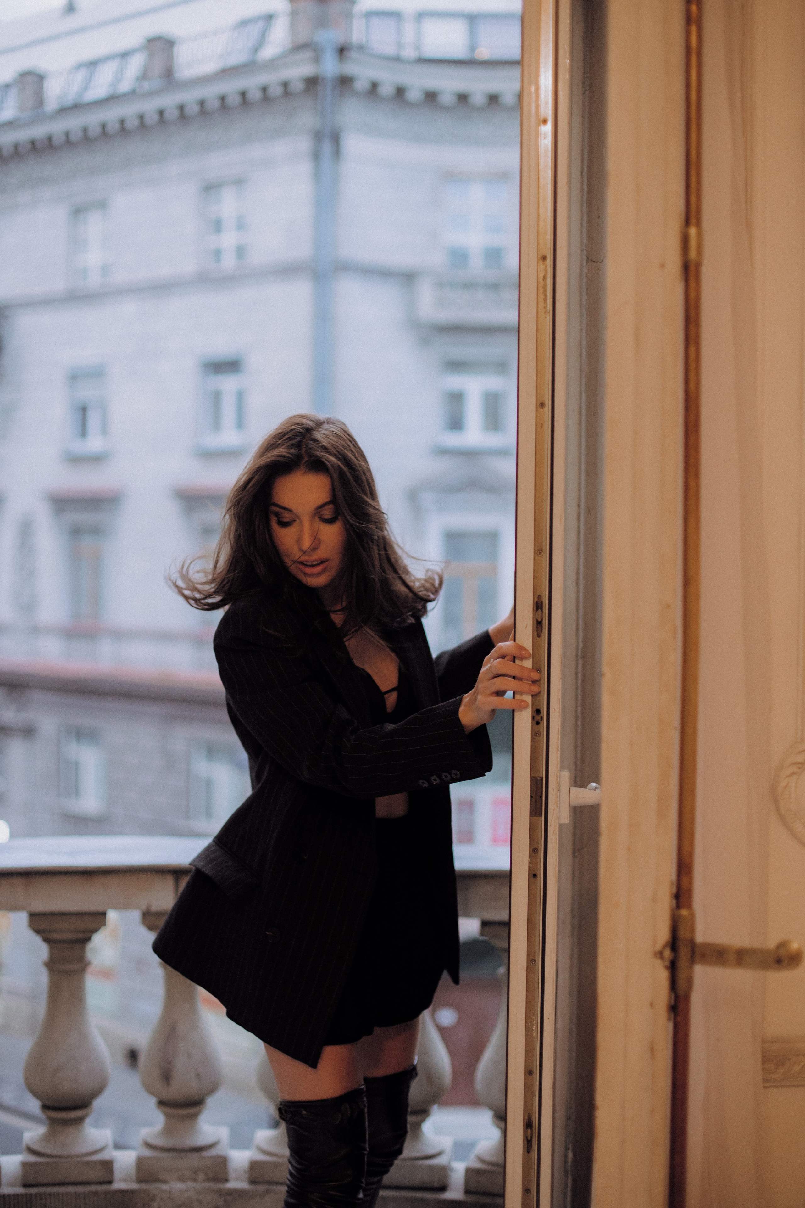 Вероника (съемка на балконе). Фотограф в Москве и Санкт-Петербурге Дарина