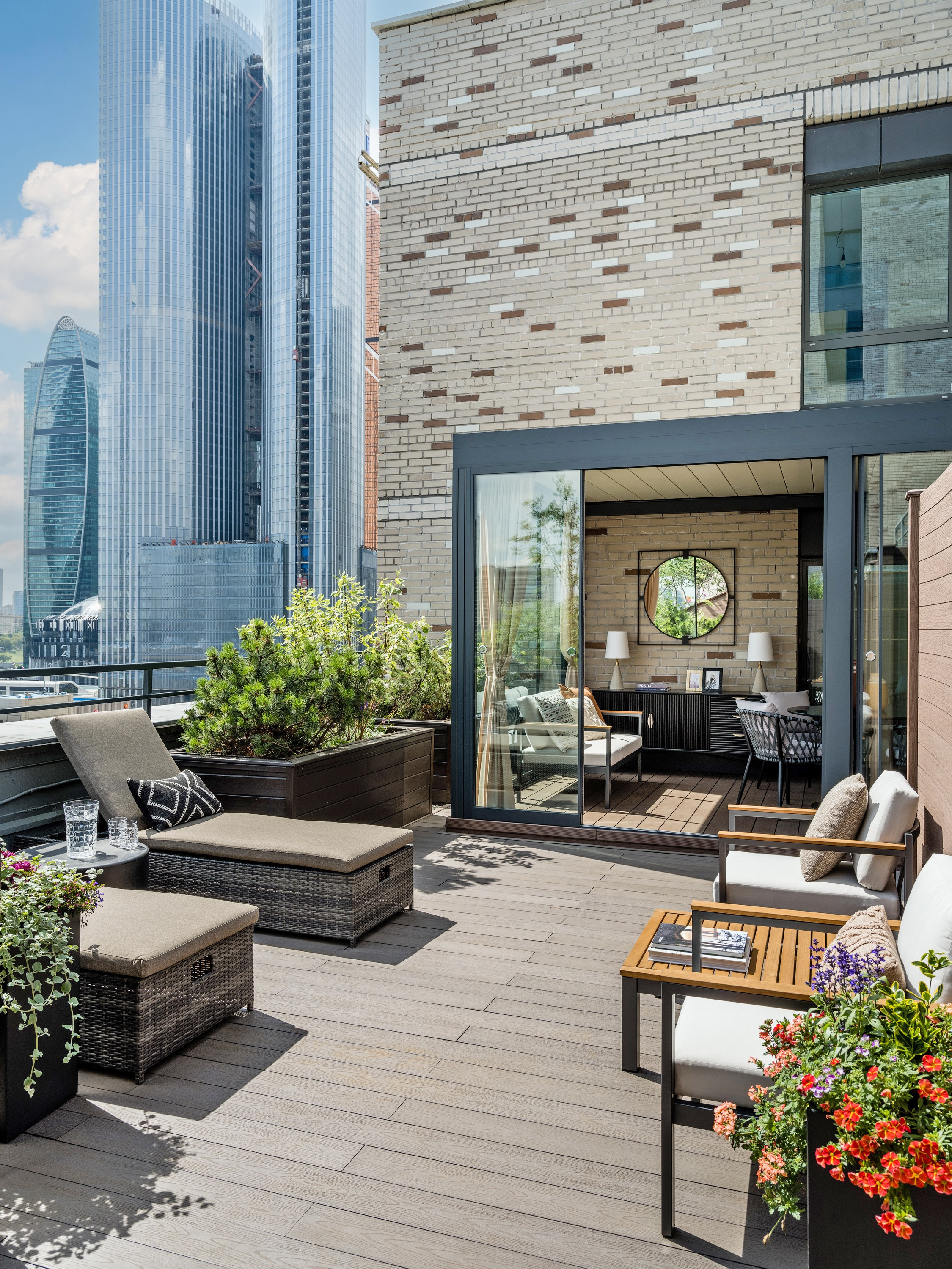 Дизайн террасы на крыше