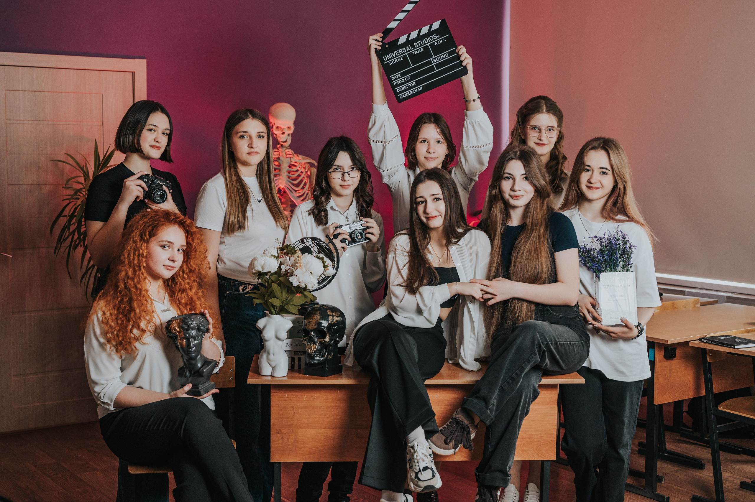 В школе. Выпускные альбомы и Школьный фотограф в Алексеевке, Бирюче, Красном