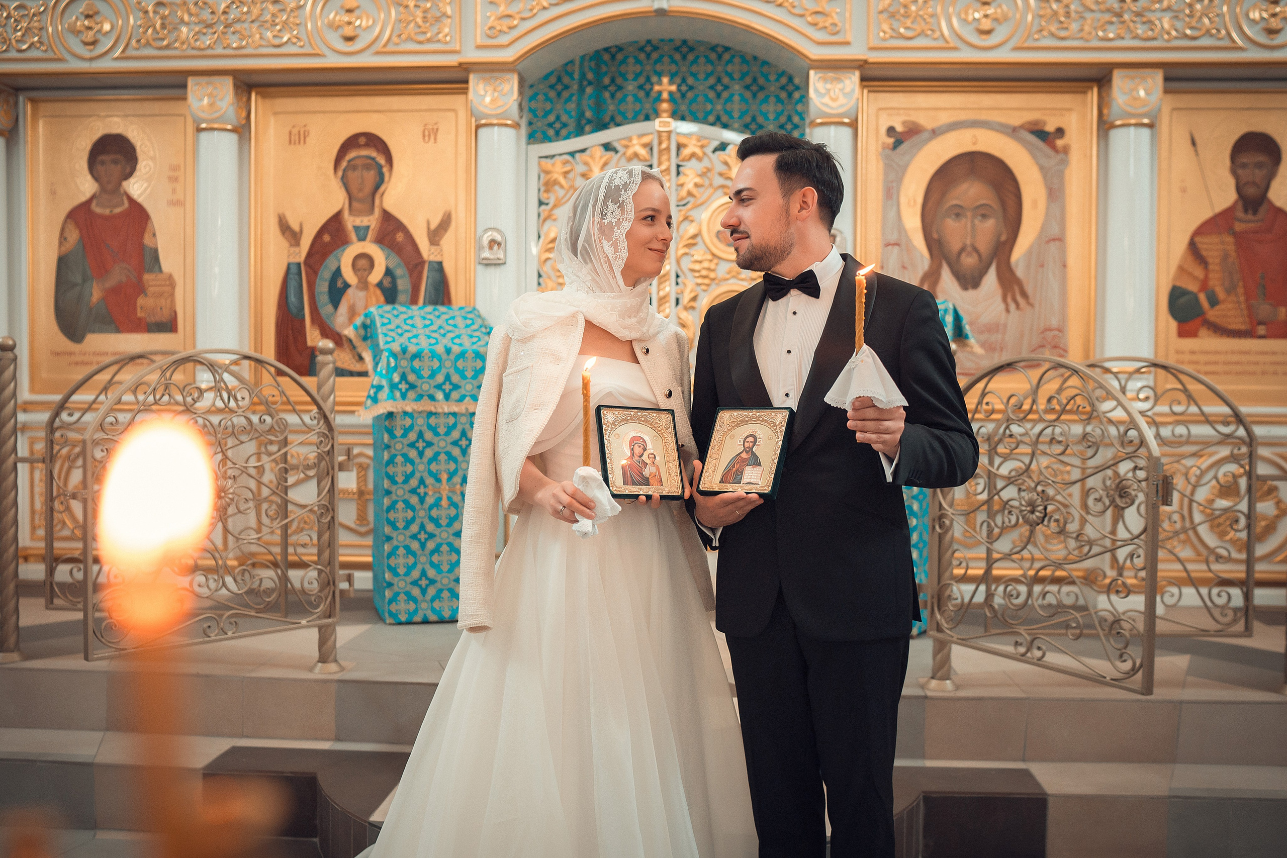 Таинство Венчания Ивана и Полины Храм Феодора Тирона. Фотограф на Крещение и Венчание в Красноярске Рамазанова Юлия