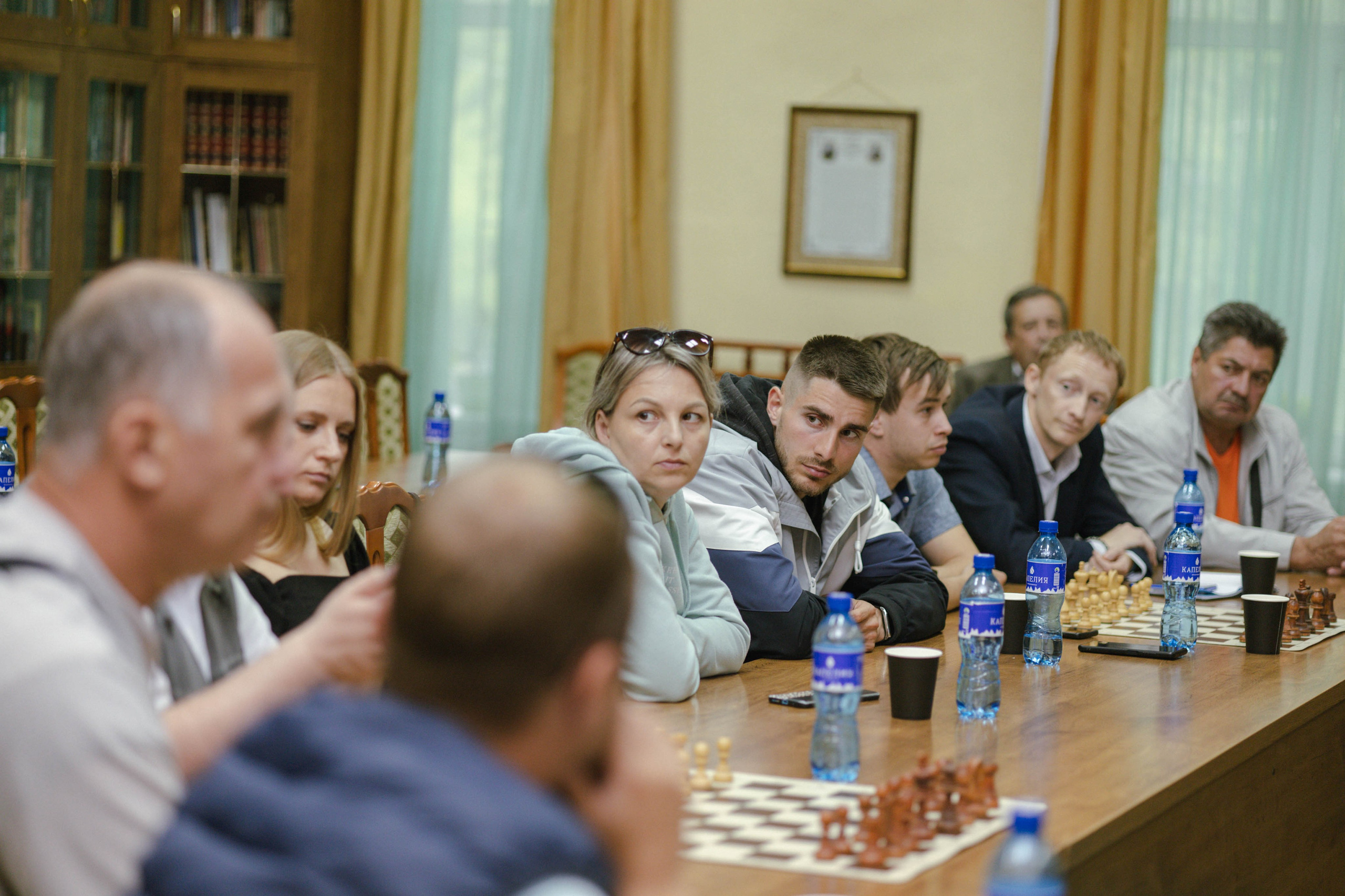 Награждение шахматной федерации