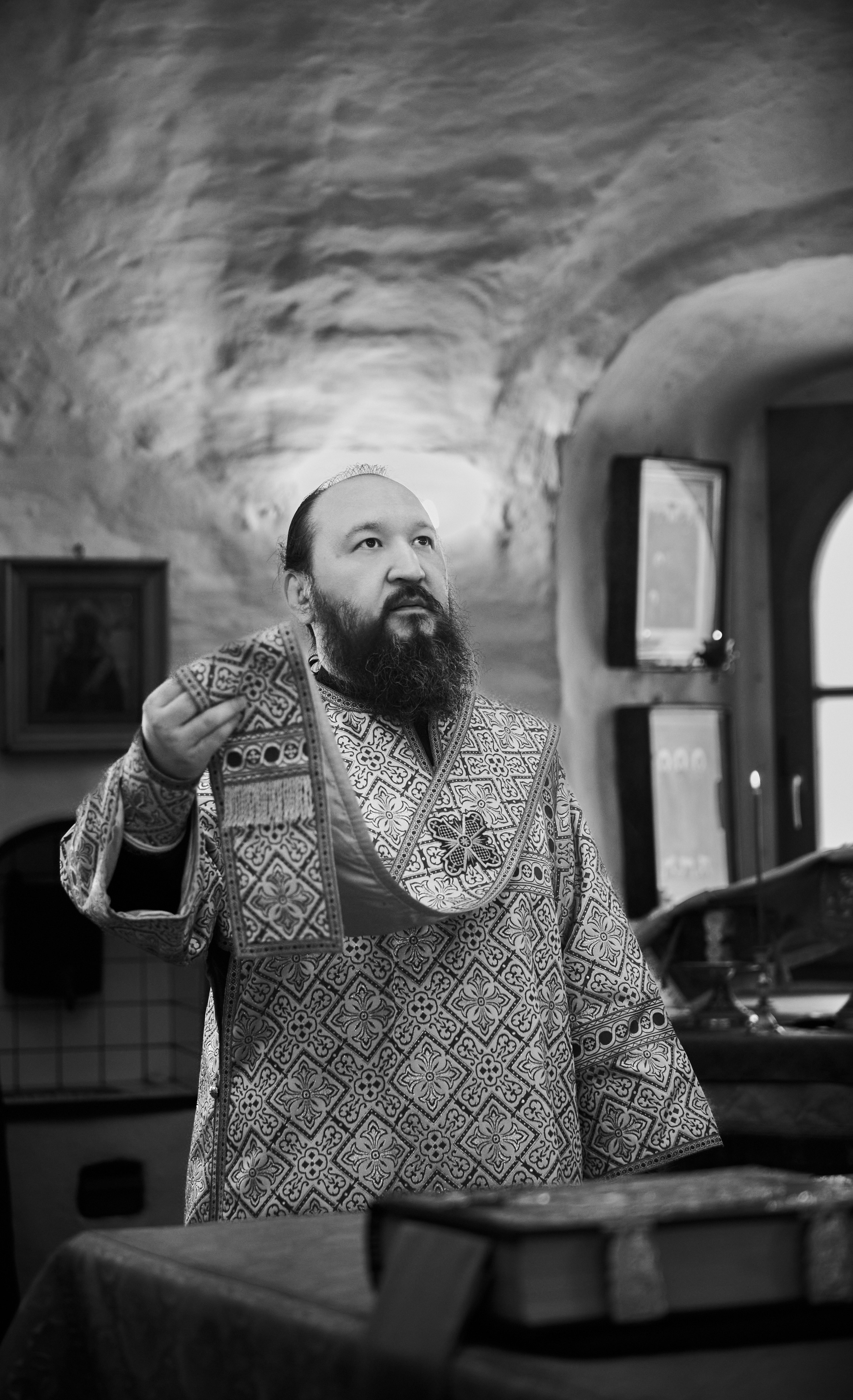 Литургия на китайском языке. Фотограф в Москве