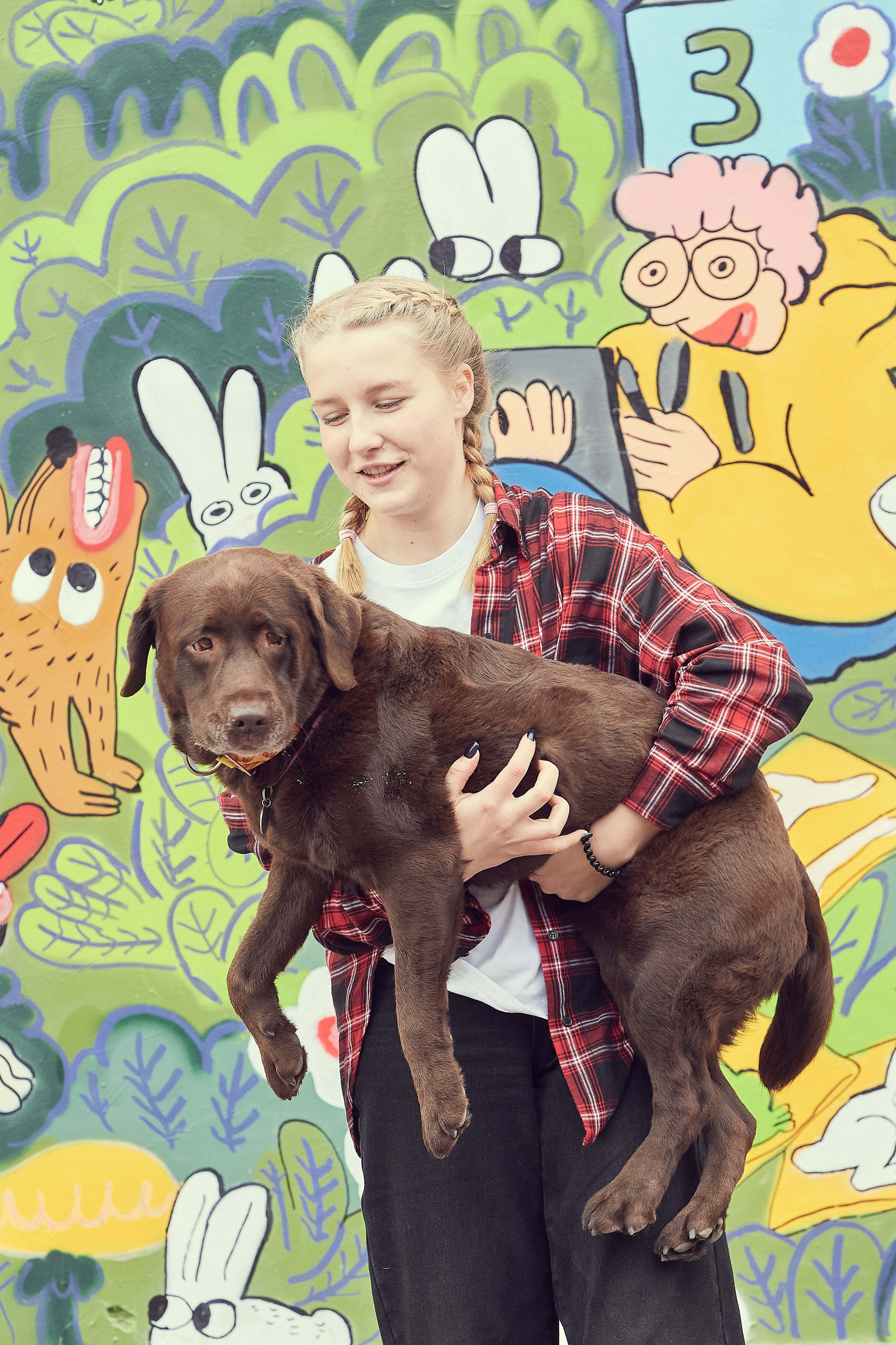 Портретная фотосессия Софы и питомцев. Екатерина Осипова — профессиональный фотограф в Москве