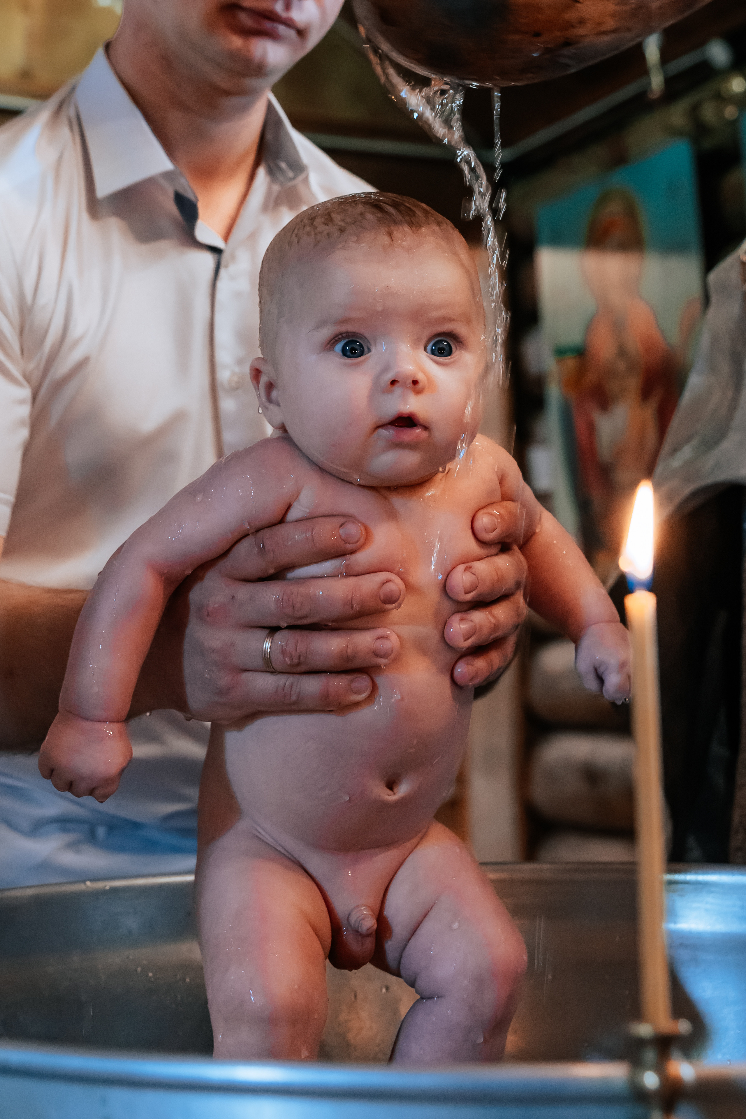 Съемка крещения. Свадебный и семейный фотограф Армавир Левашов Никита